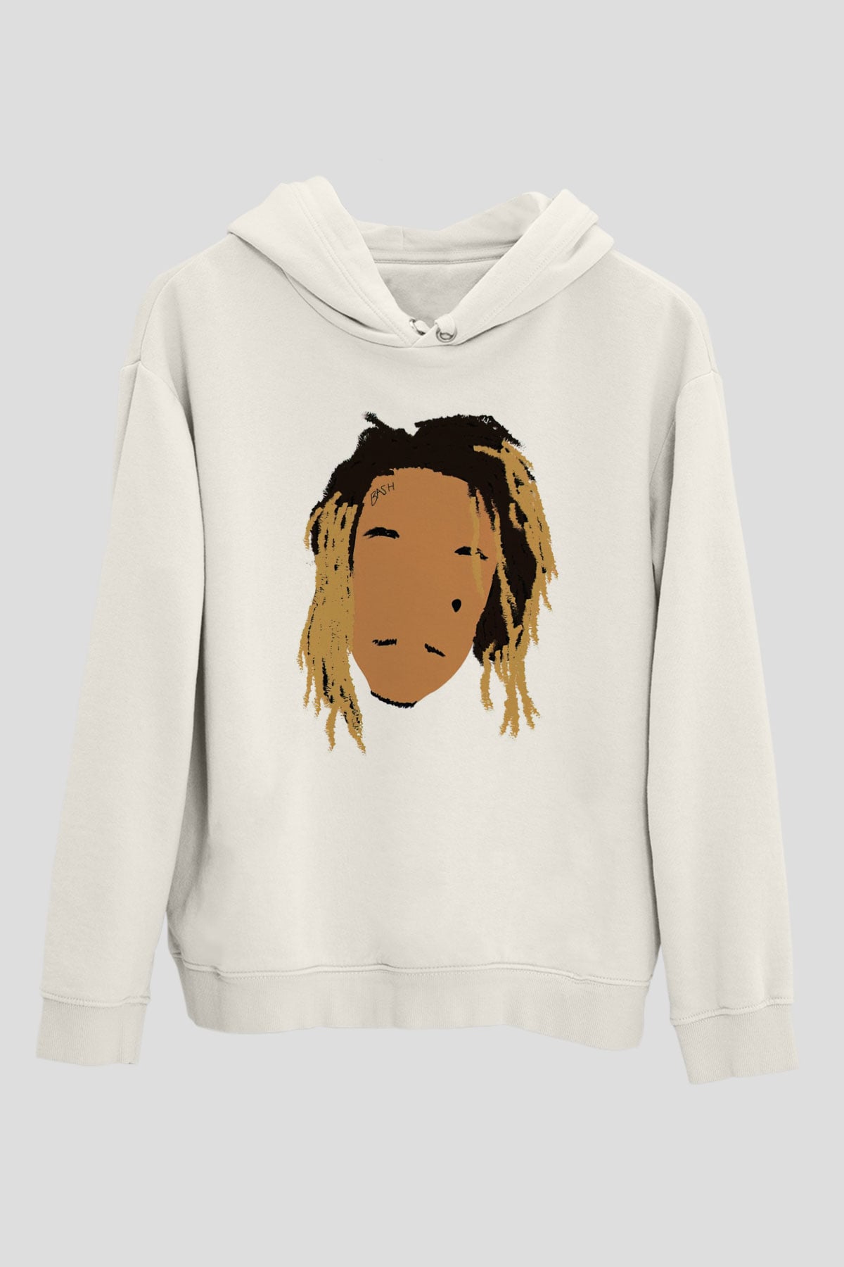 Wiz Khalifa Beyaz Unisex Kapüşonlu Sweatshirt