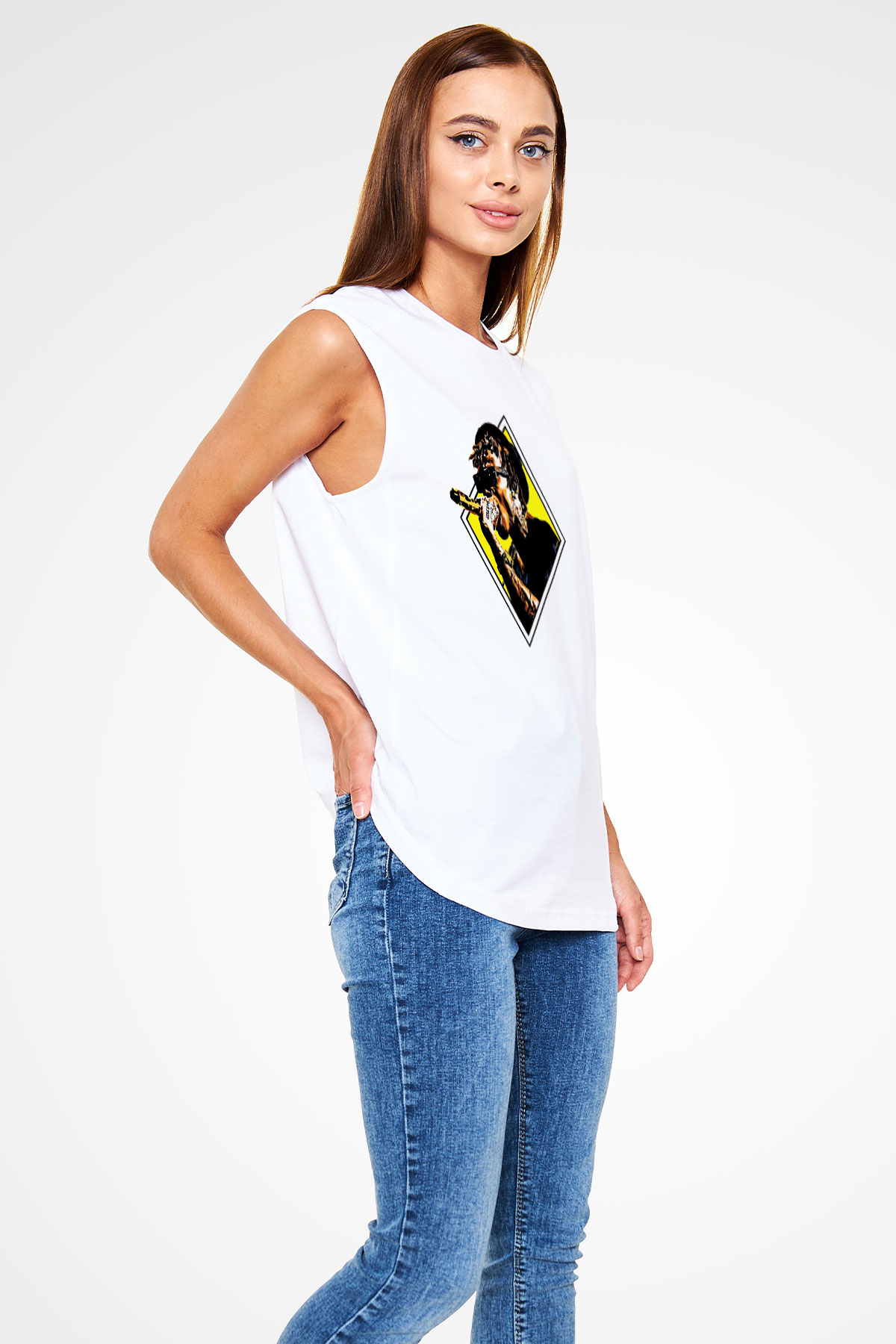 Wiz Khalifa Beyaz Unisex Kolsuz Tişört