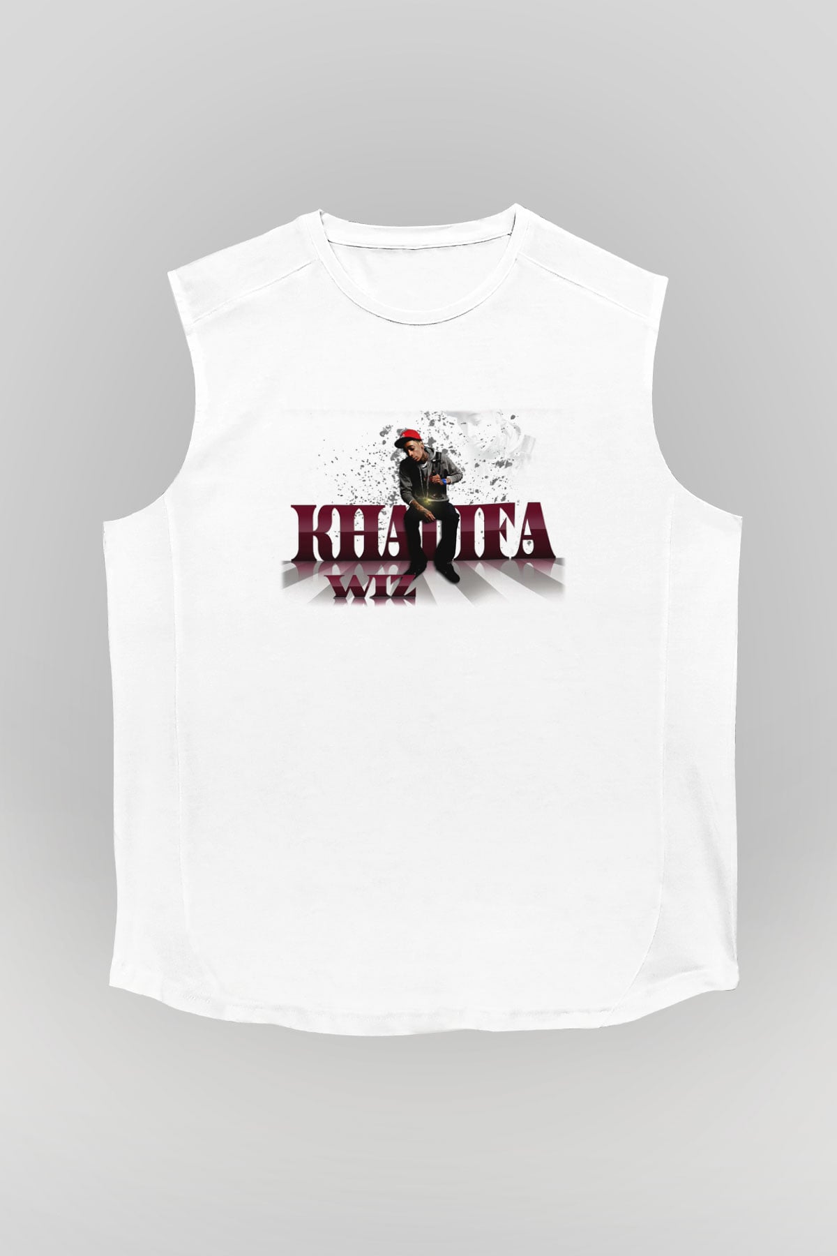 Wiz Khalifa Beyaz Unisex Kolsuz Tişört