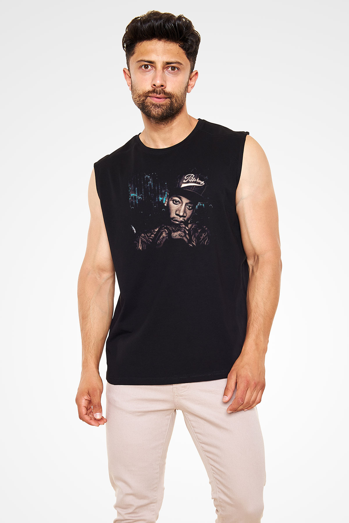 Wiz Khalifa Siyah Unisex Kolsuz Tişört
