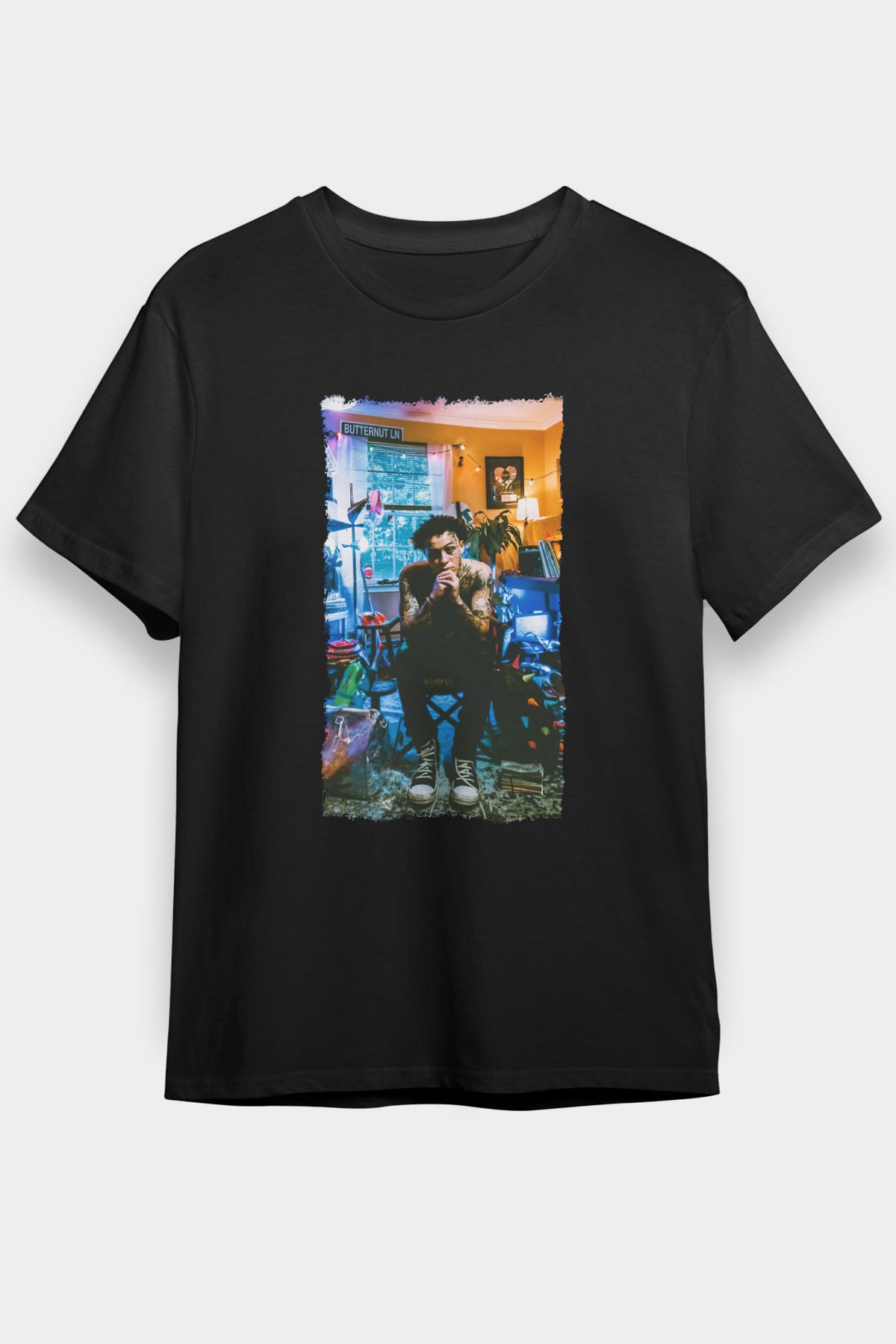 Wiz Khalifa Siyah Unisex Tişört T-Shirt - TişörtFabrikası