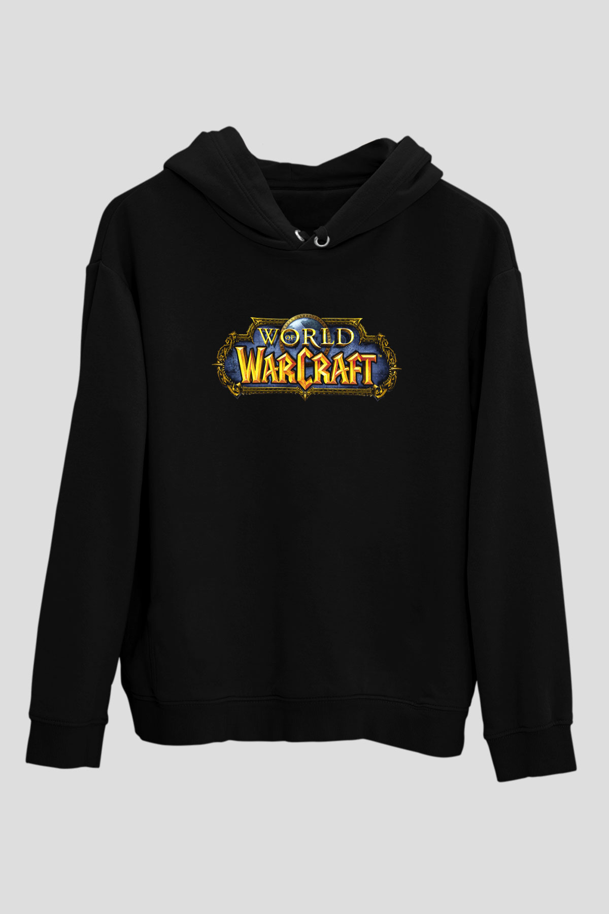 World of Warcraft Siyah Unisex Hoodie