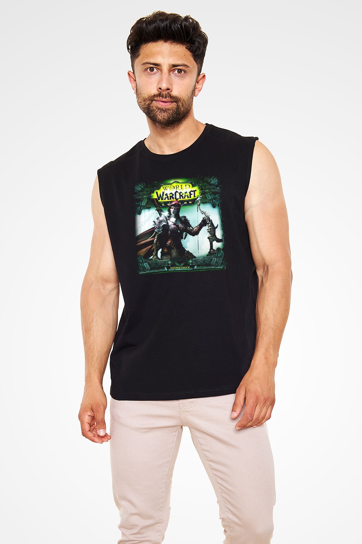 World of Warcraft Siyah Unisex Kolsuz Tişört