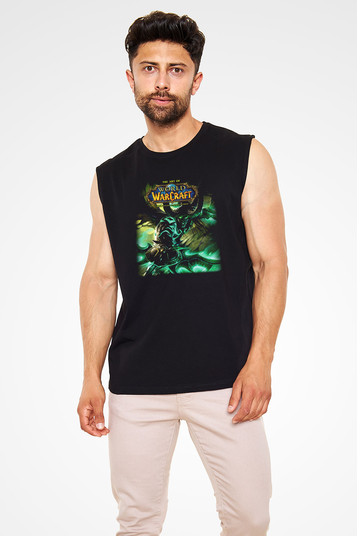 World of Warcraft Siyah Unisex Kolsuz Tişört