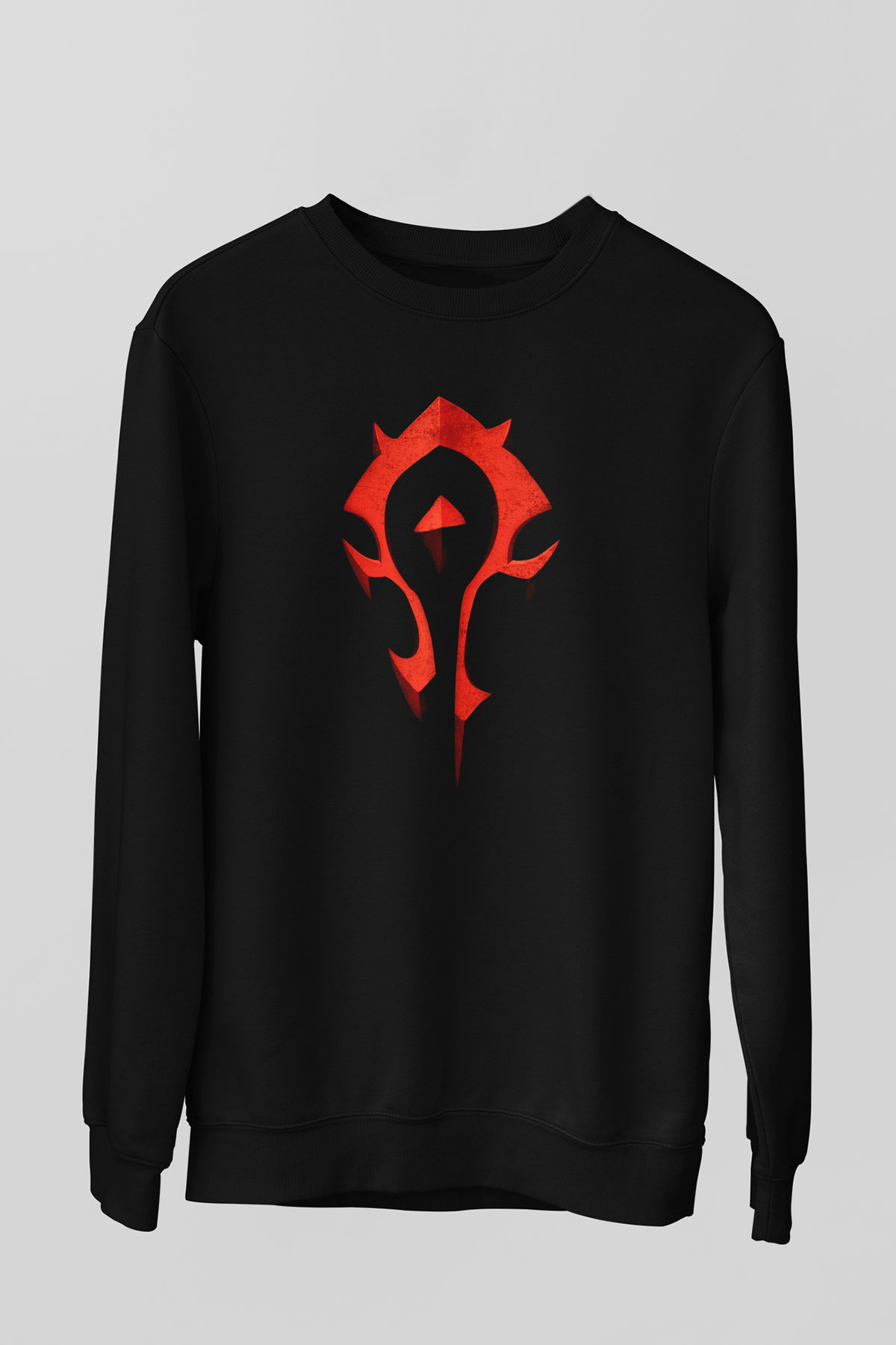 World of Warcraft Siyah Unisex Sweatshirt