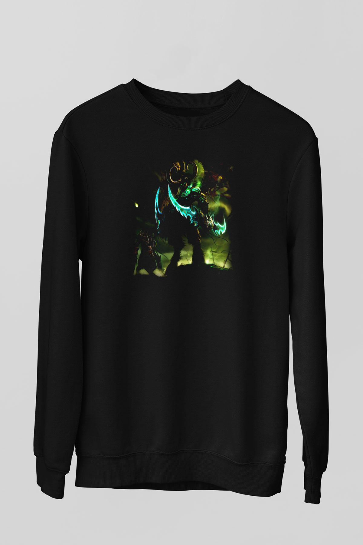 World of Warcraft Siyah Unisex Sweatshirt