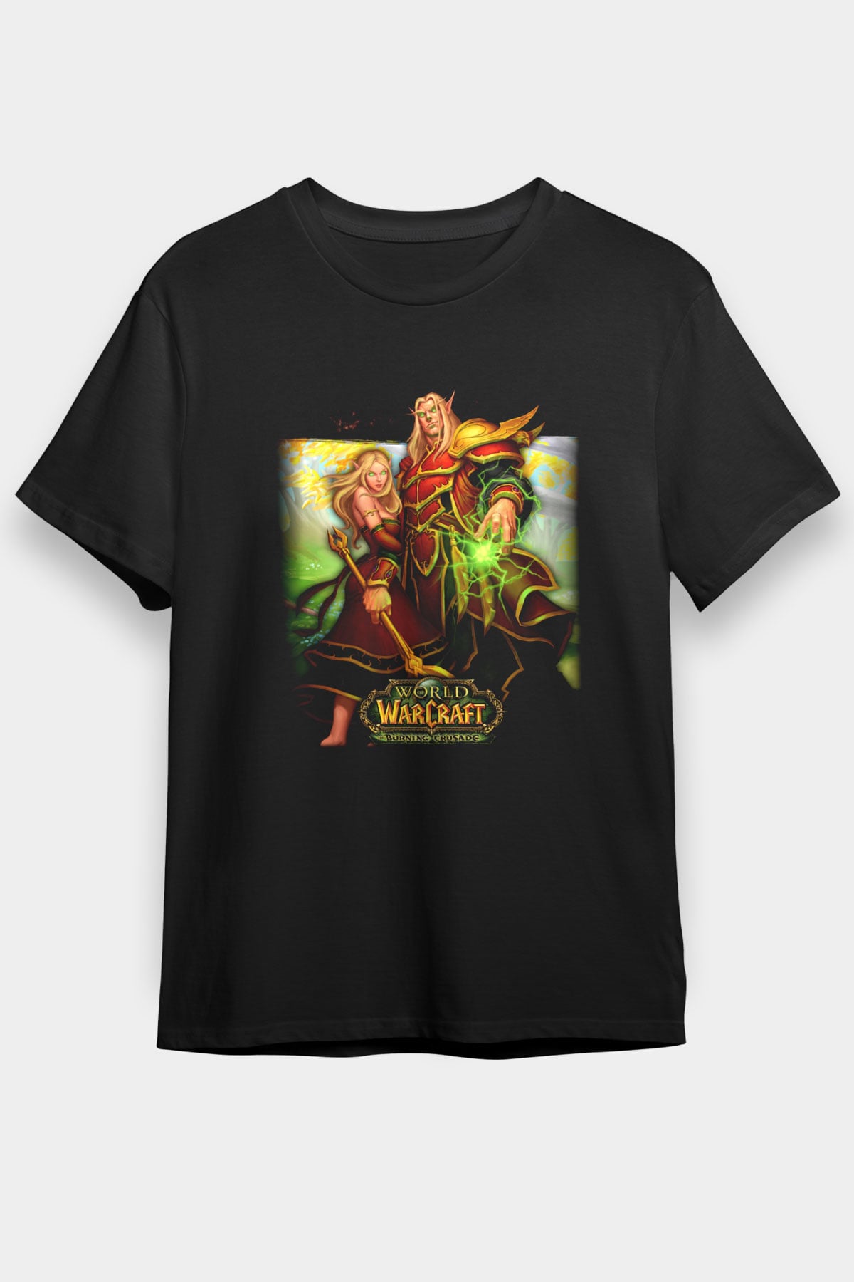 World of Warcraft Siyah Unisex Tişört T-Shirt