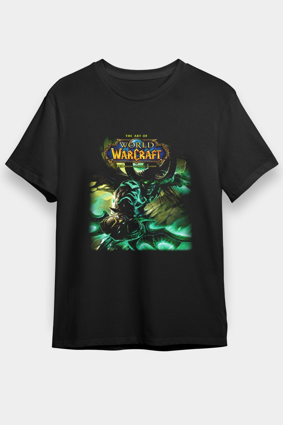 World of Warcraft Siyah Unisex Tişört T-Shirt