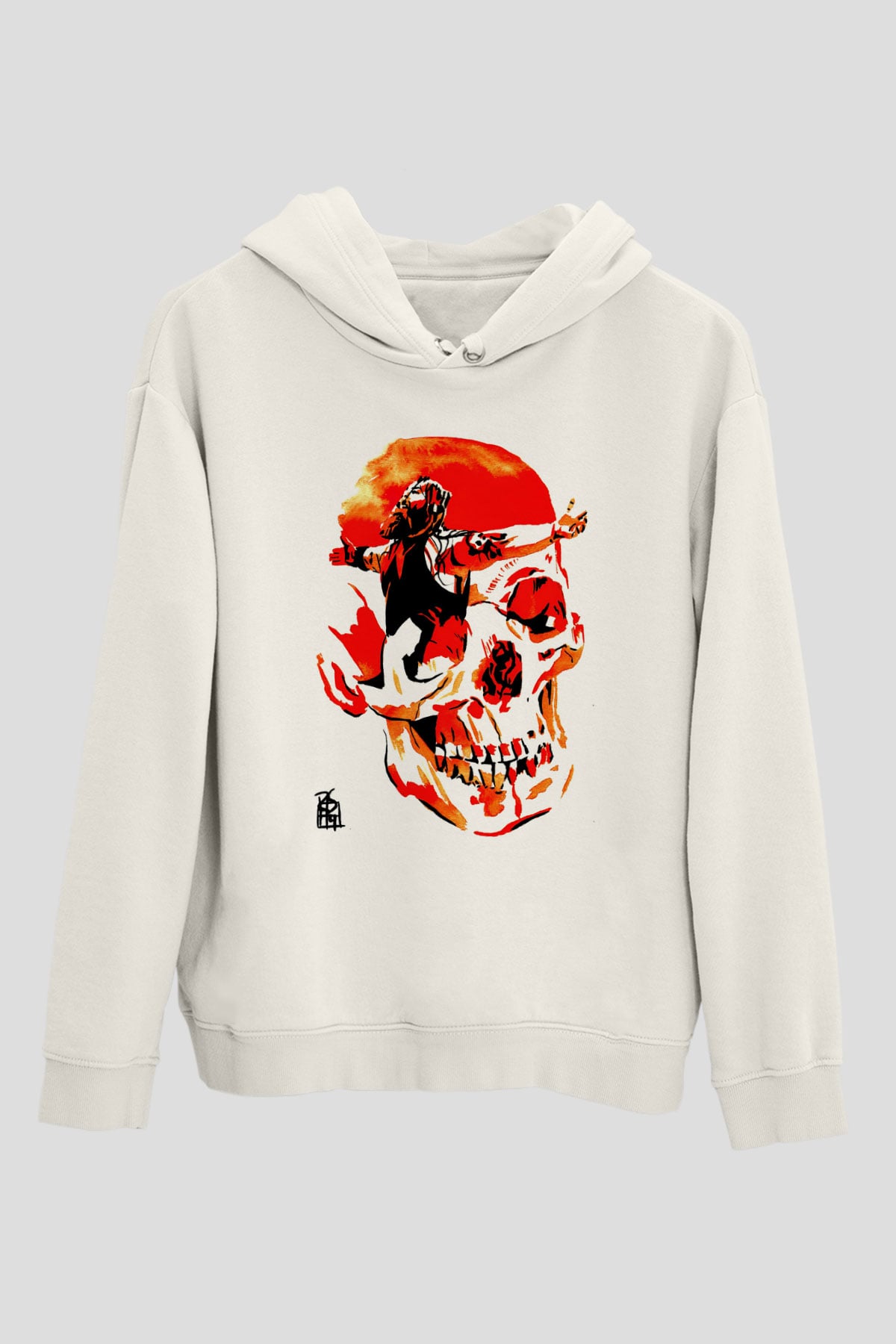 WrestleMania Beyaz Unisex Hoodie