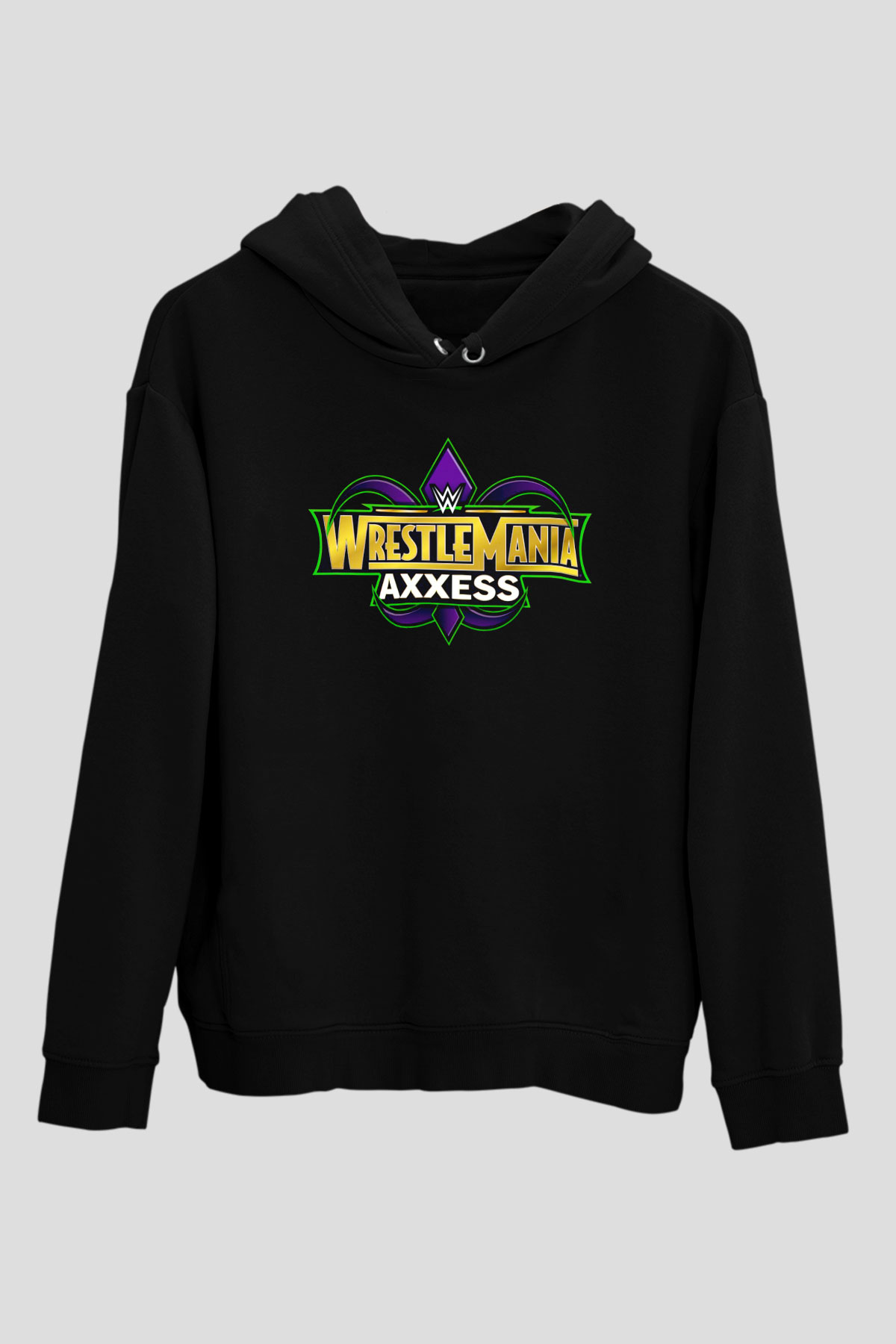 WrestleMania Siyah Unisex Hoodie