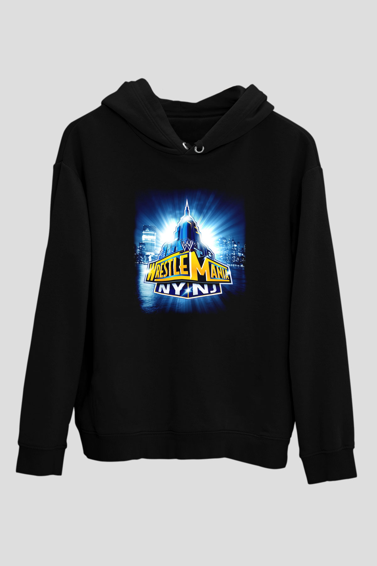 WrestleMania Siyah Unisex Hoodie