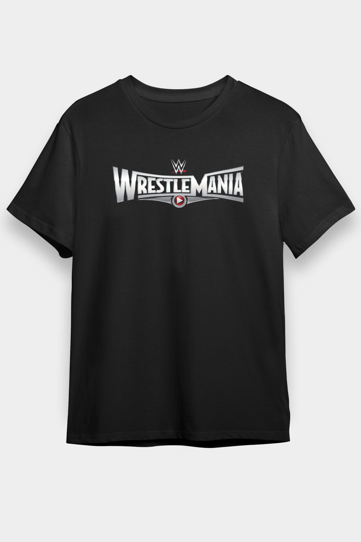 WrestleMania Siyah Unisex Tişört