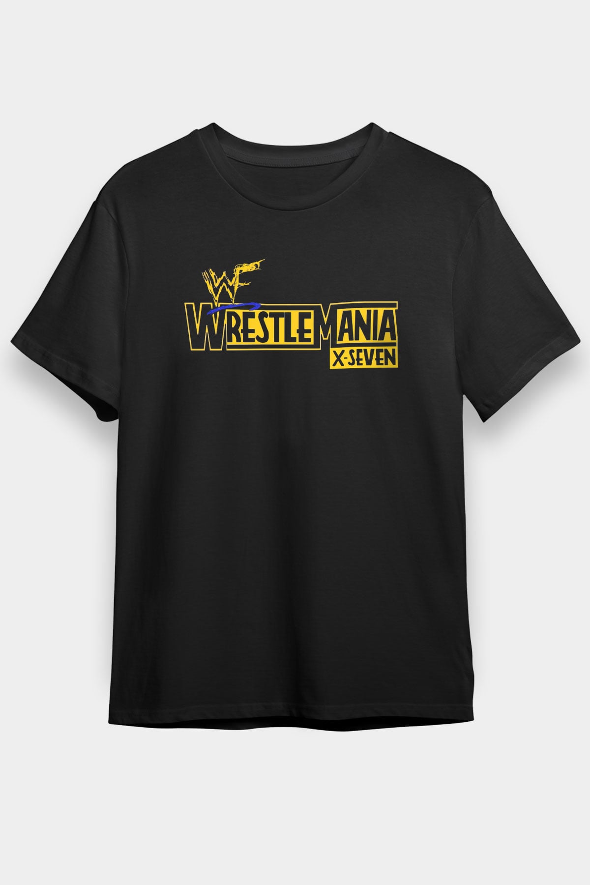 WrestleMania Siyah Unisex Tişört