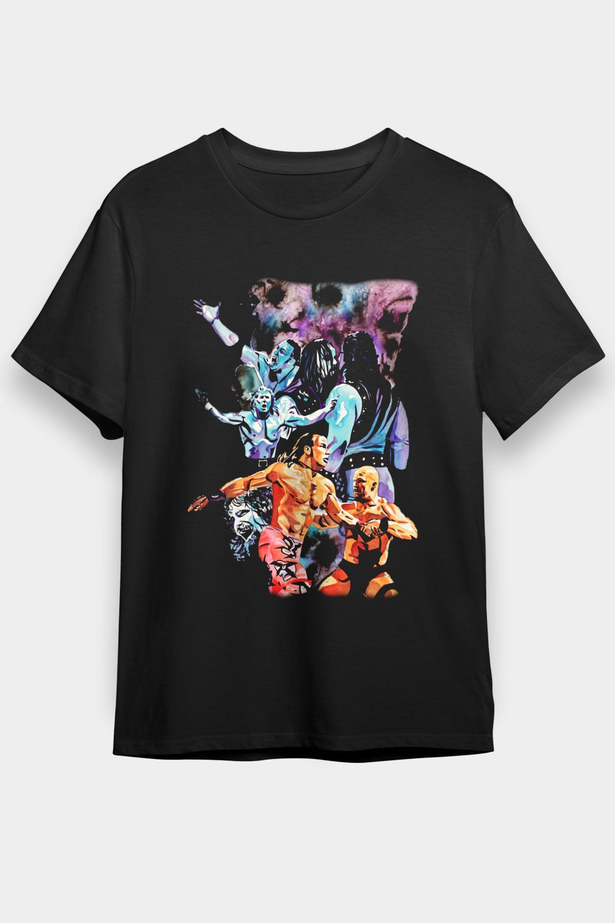WrestleMania Siyah Unisex Tişört