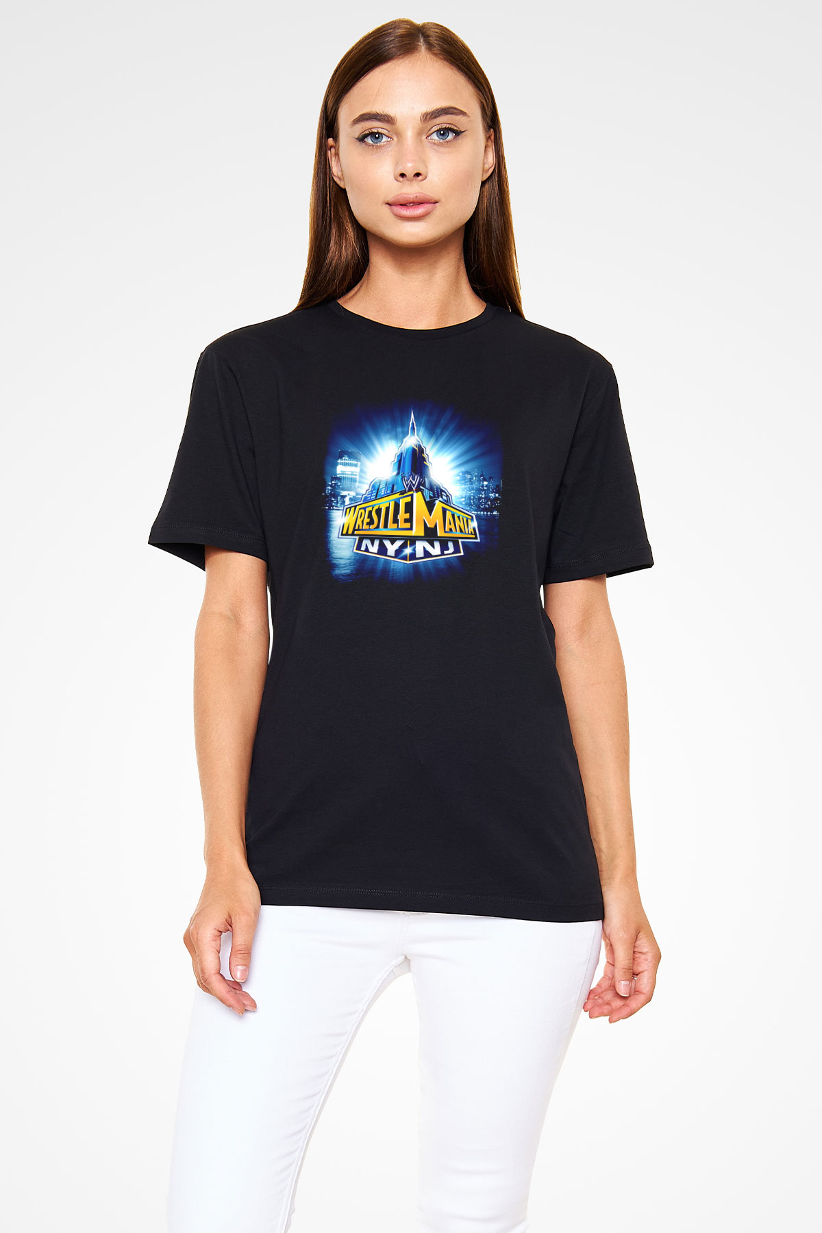 WrestleMania Siyah Unisex Tişört