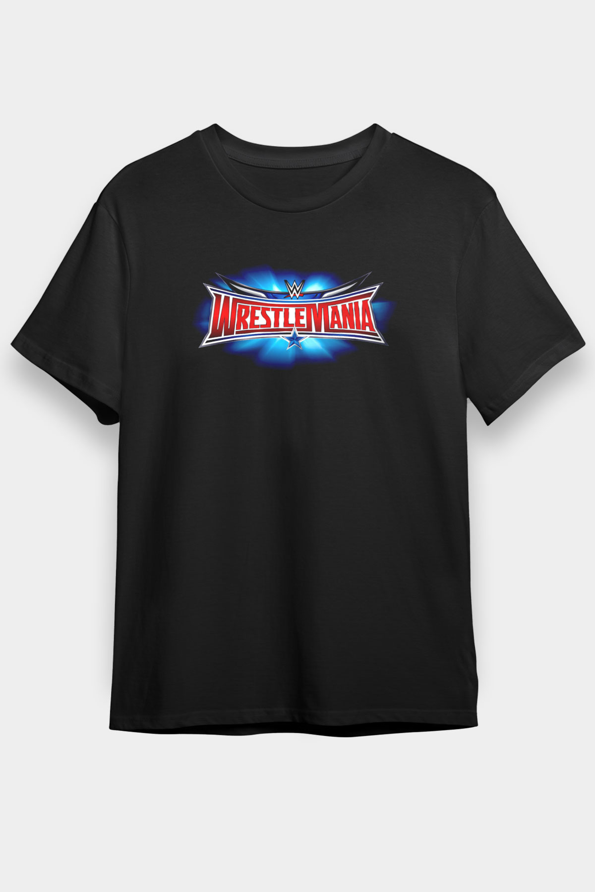 WrestleMania Siyah Unisex Tişört