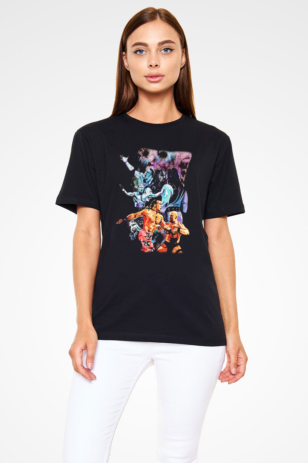 WrestleMania Siyah Unisex Tişört