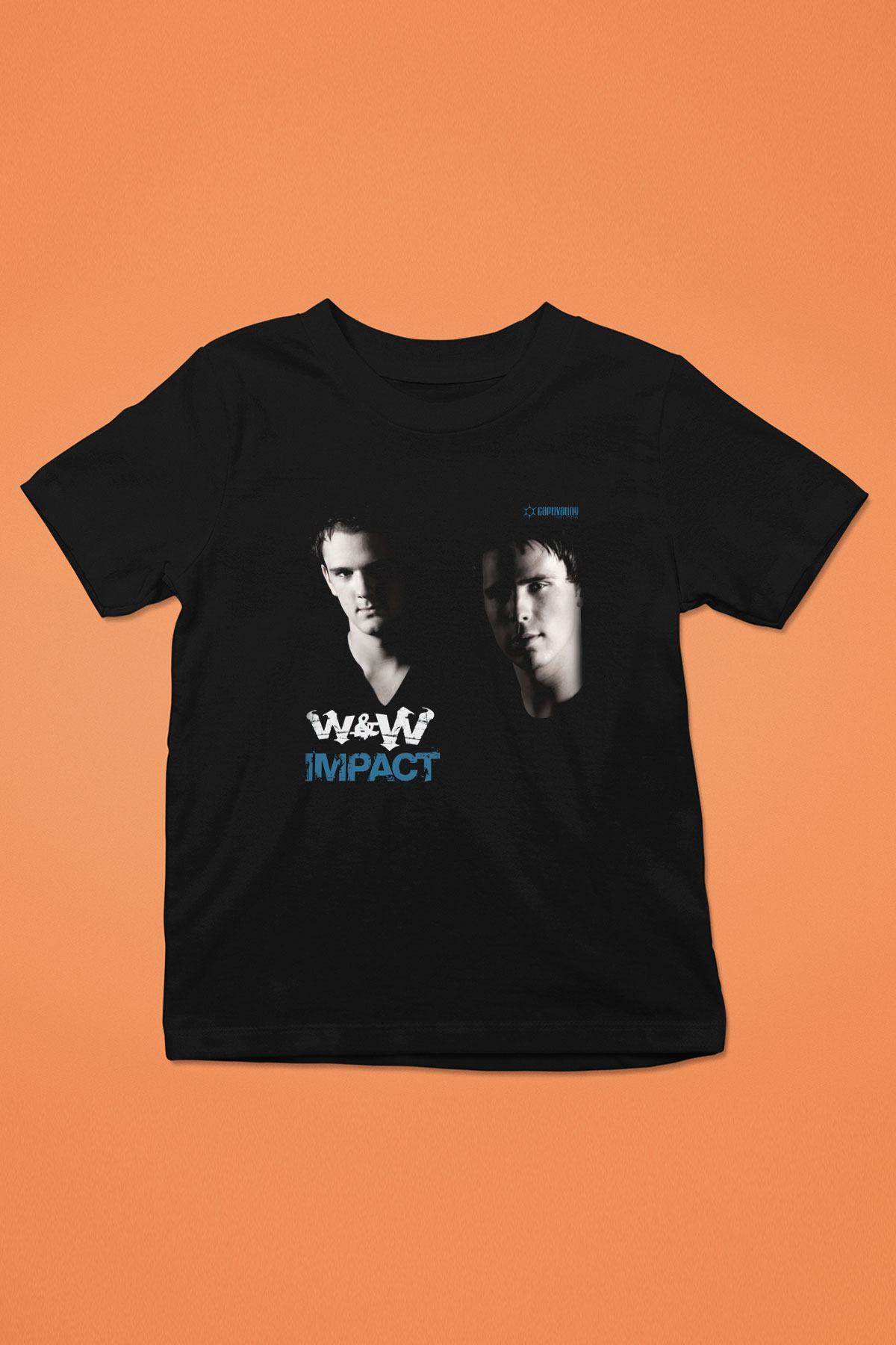 W&W Siyah Unisex Çocuk Tişört