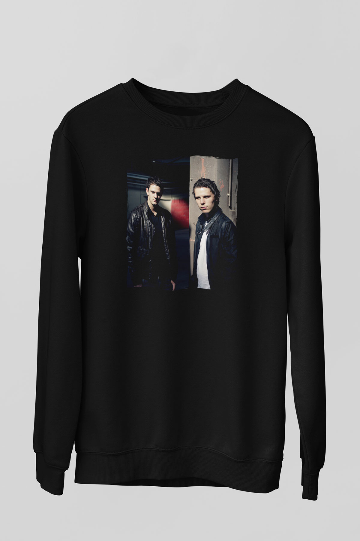 W&W Siyah Unisex Sweatshirt