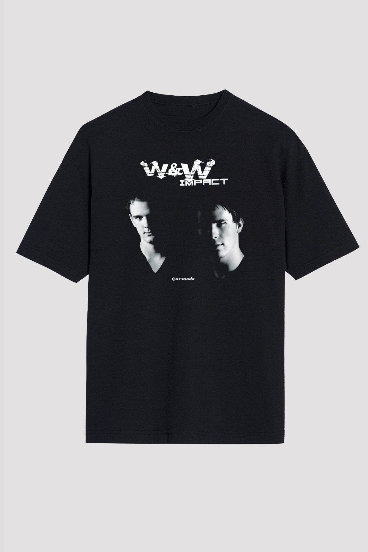 W&W Siyah Oversize Tişört Oversize T-shirt - TişörtFabrikası
