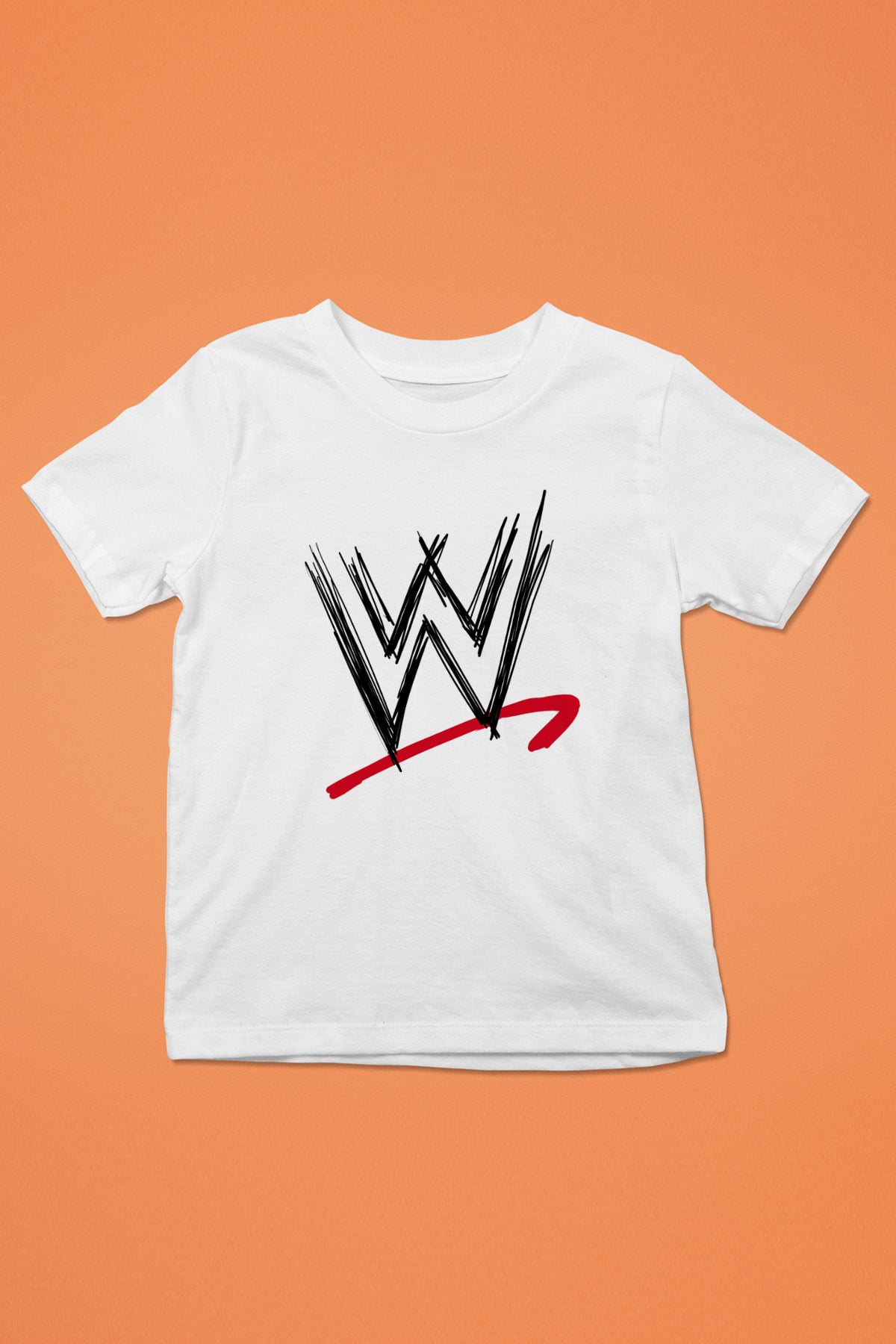 WWE Baskılı Beyaz Unisex Çocuk Tişört