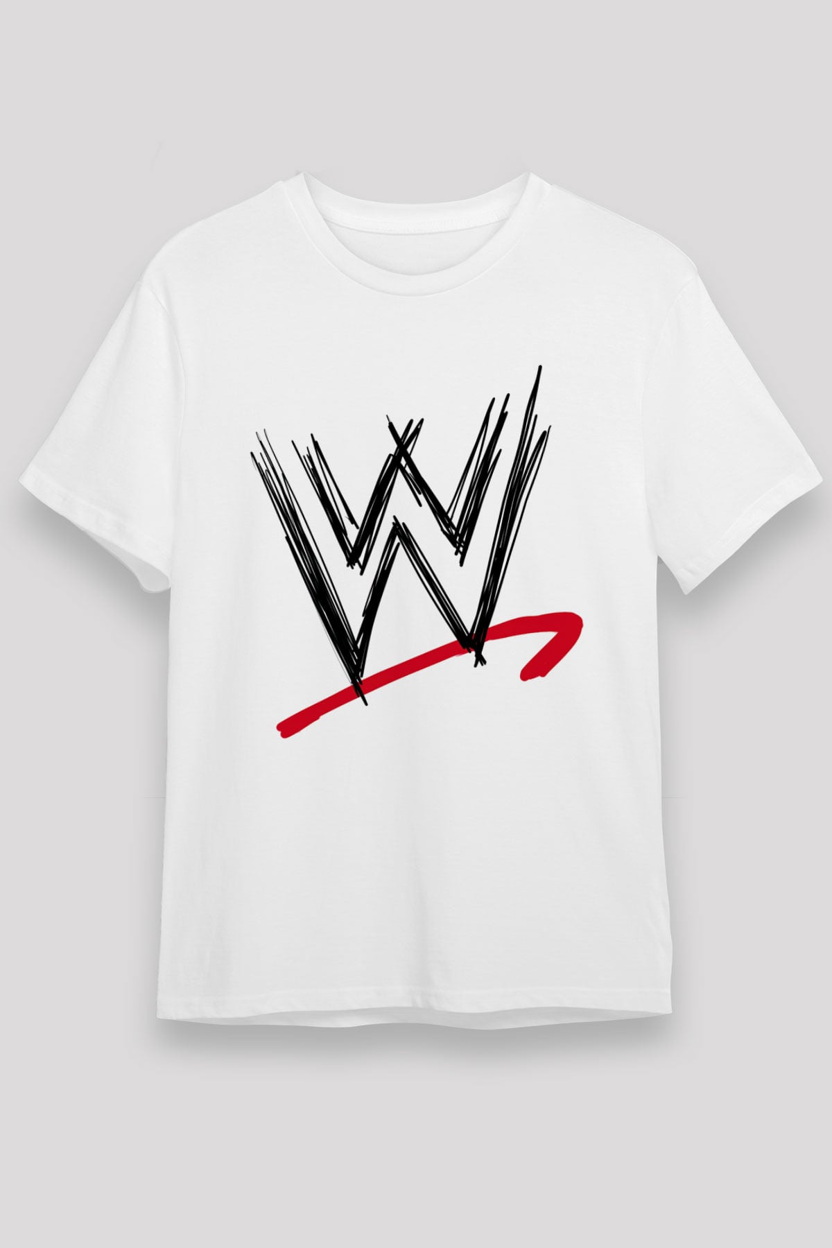 WWE Beyaz Unisex Tişört