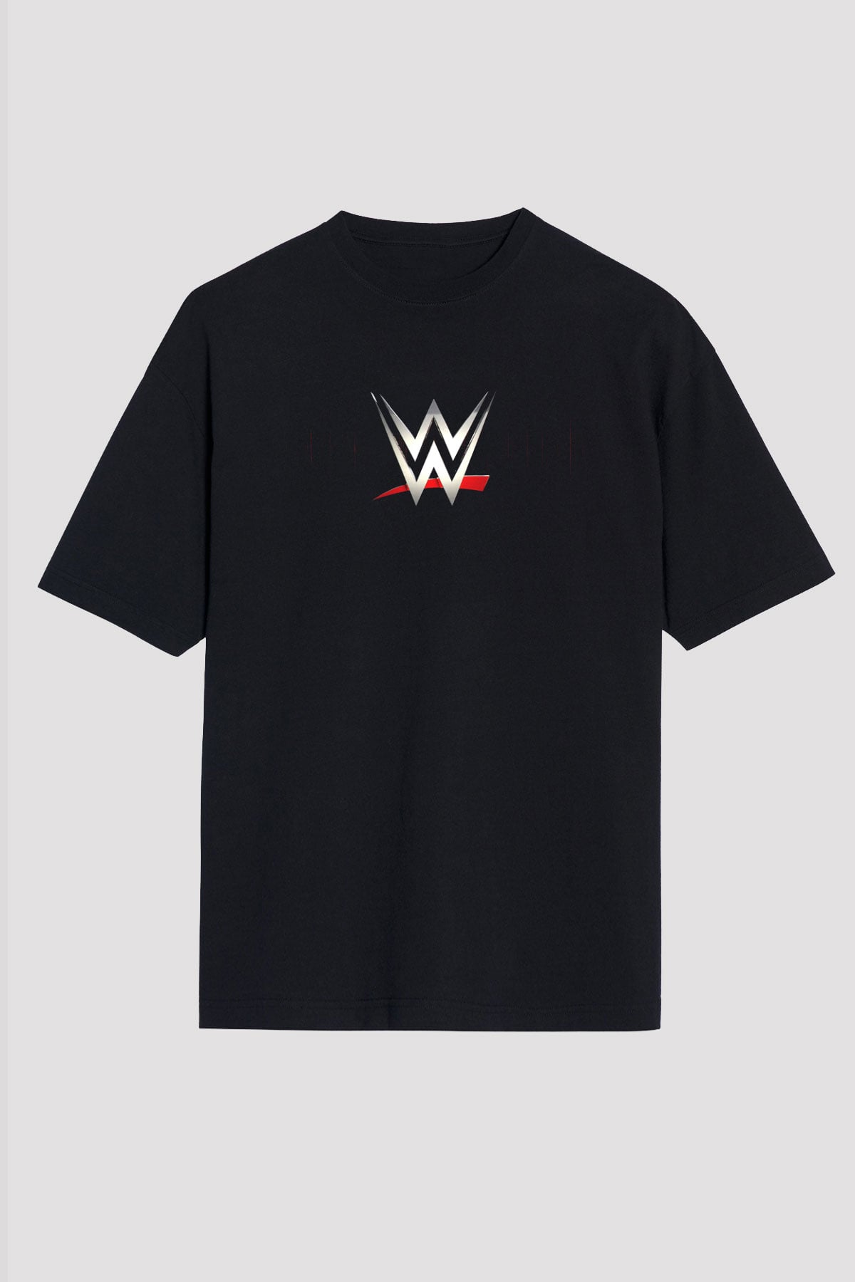 WWE Siyah Oversize Tişört