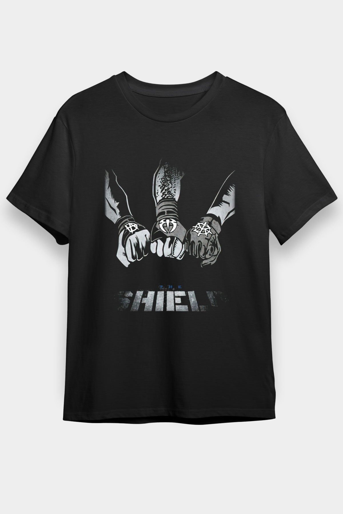 WWE Siyah Unisex Tişört