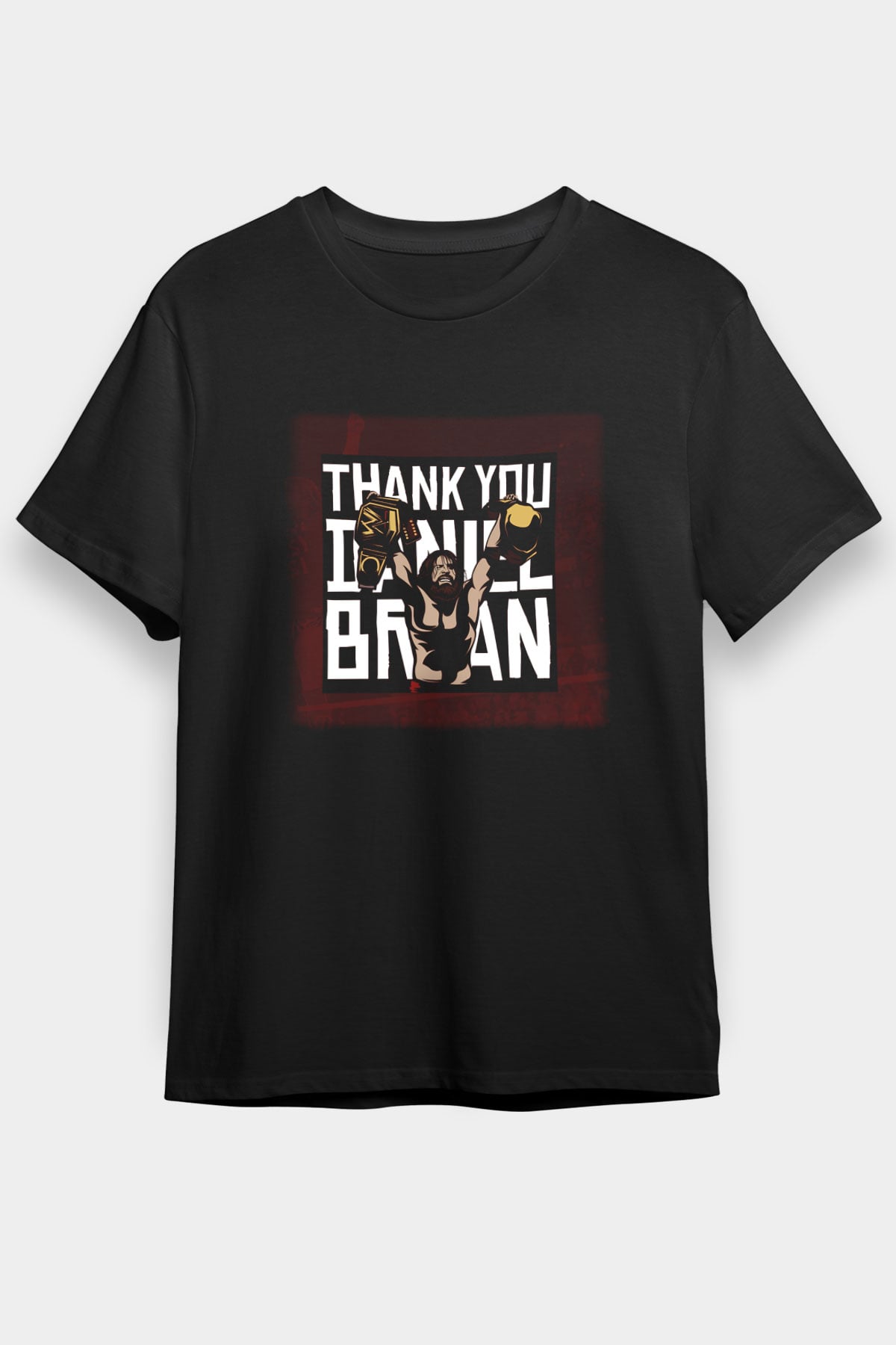 WWE Siyah Unisex Tişört