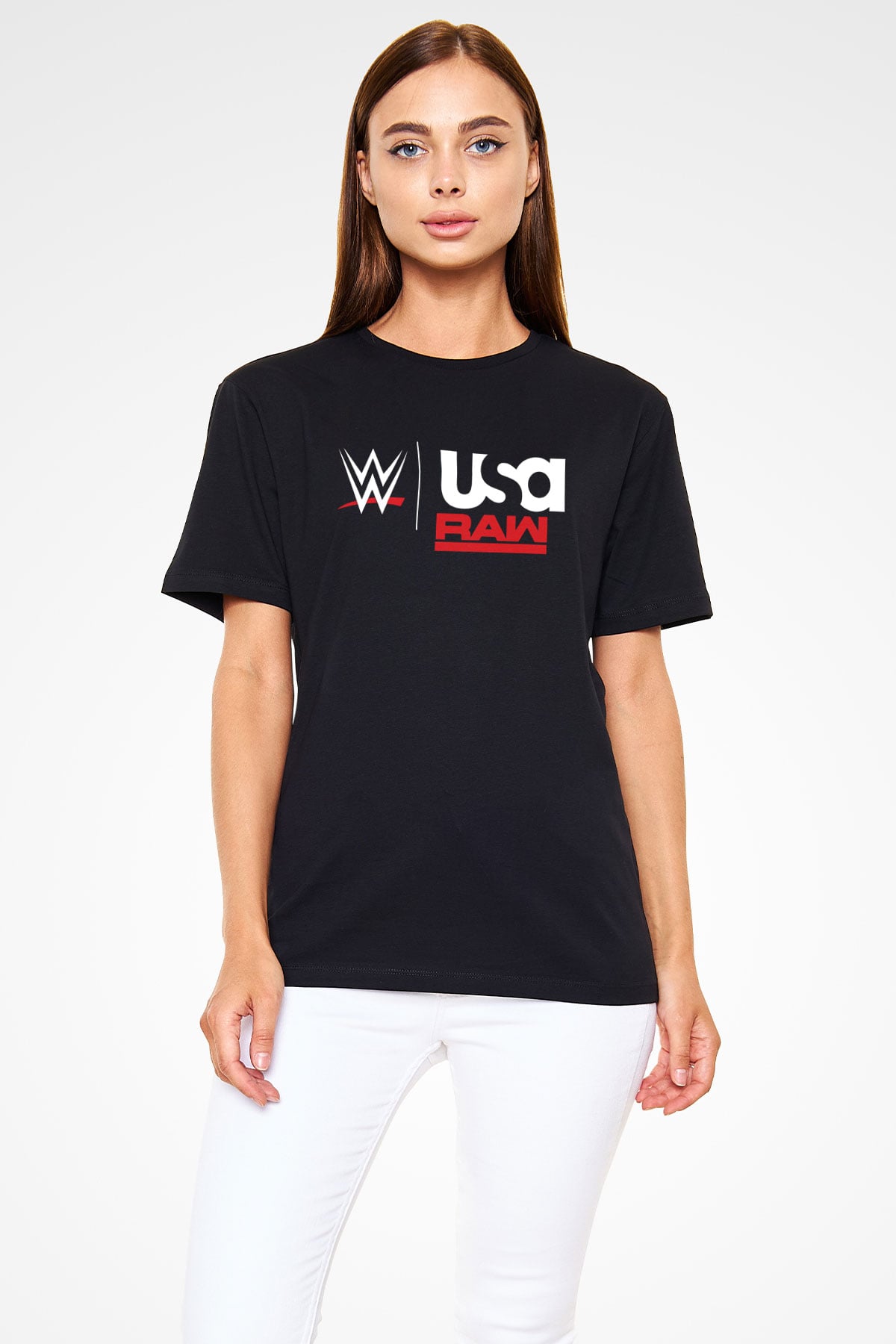 WWE Siyah Unisex Tişört