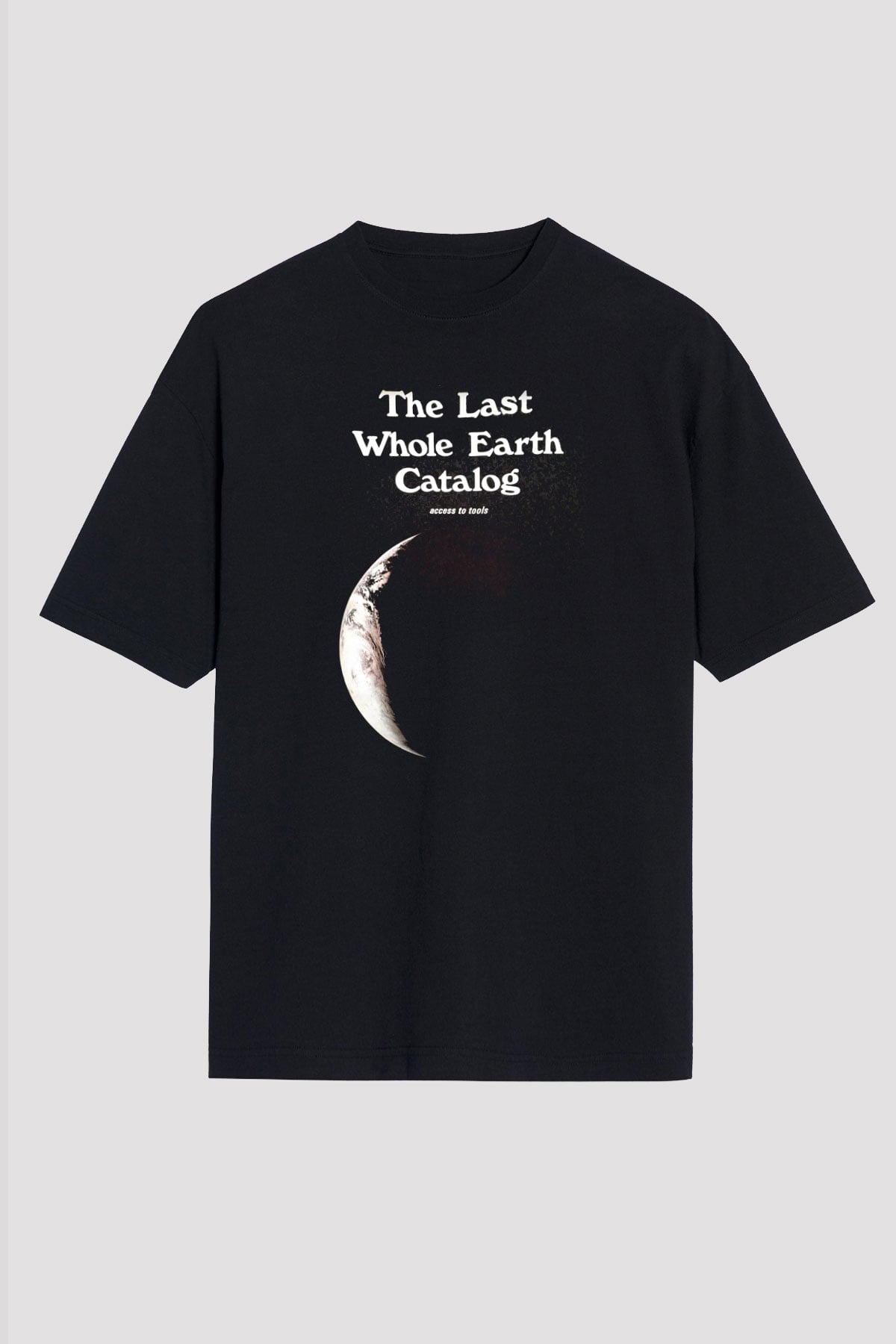 Yer yüzü Siyah Unisex Tişört T-Shirt - TişörtFabrikası
