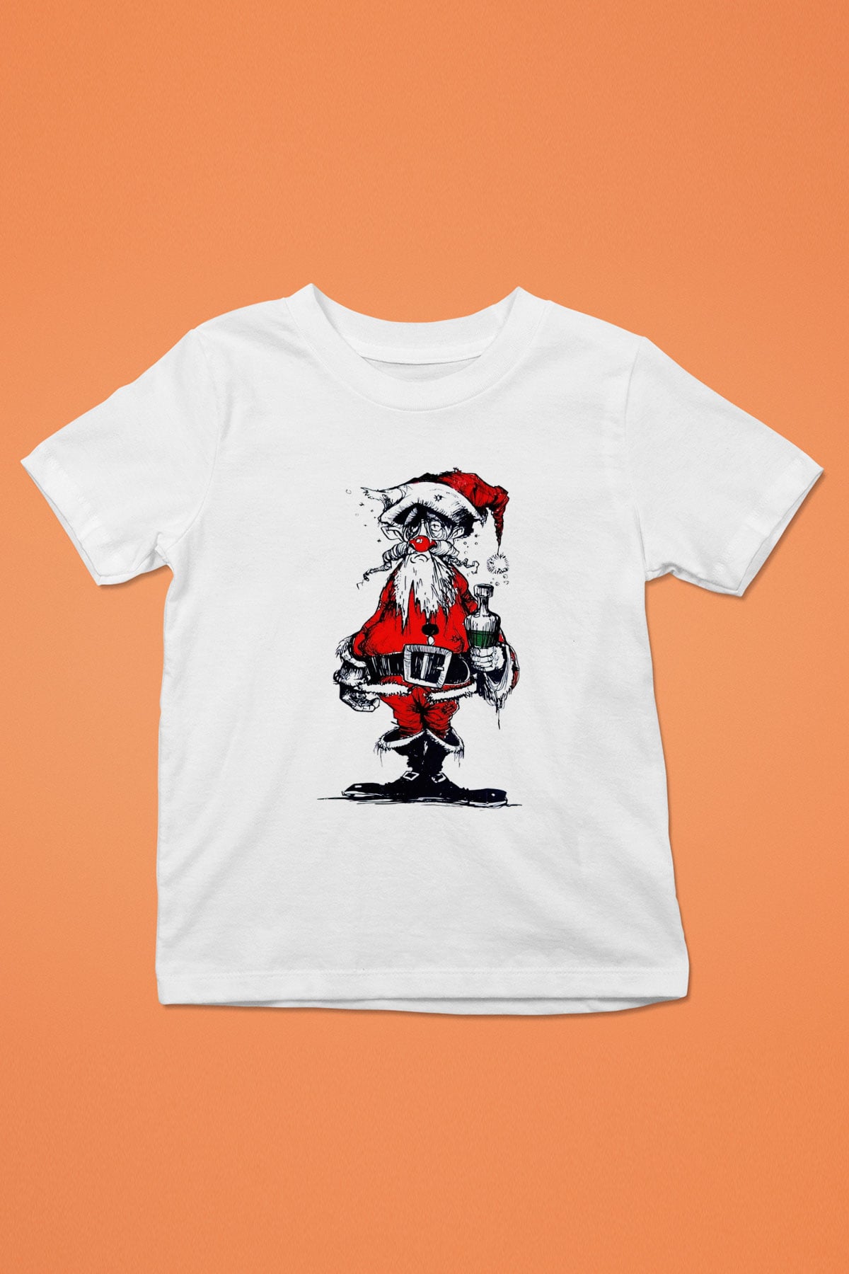 Yılbaşı Beyaz Unisex Çocuk Tişört
