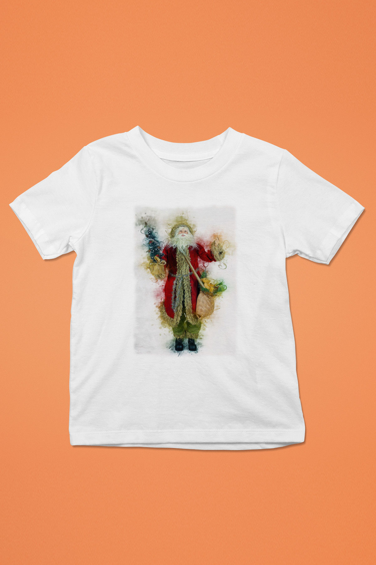 Yılbaşı Beyaz Unisex Çocuk Tişört
