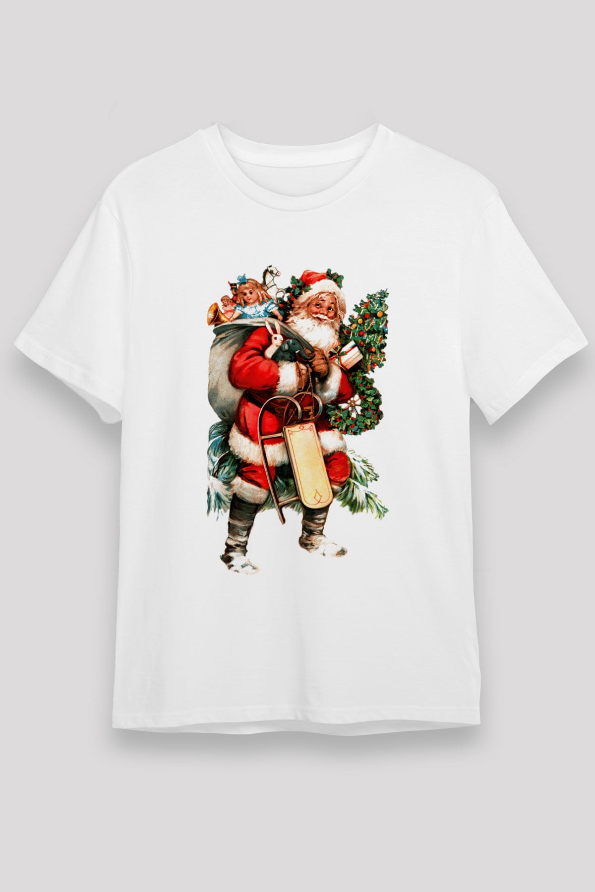 Yılbaşı Beyaz Unisex Tişört T-Shirt - TişörtFabrikası