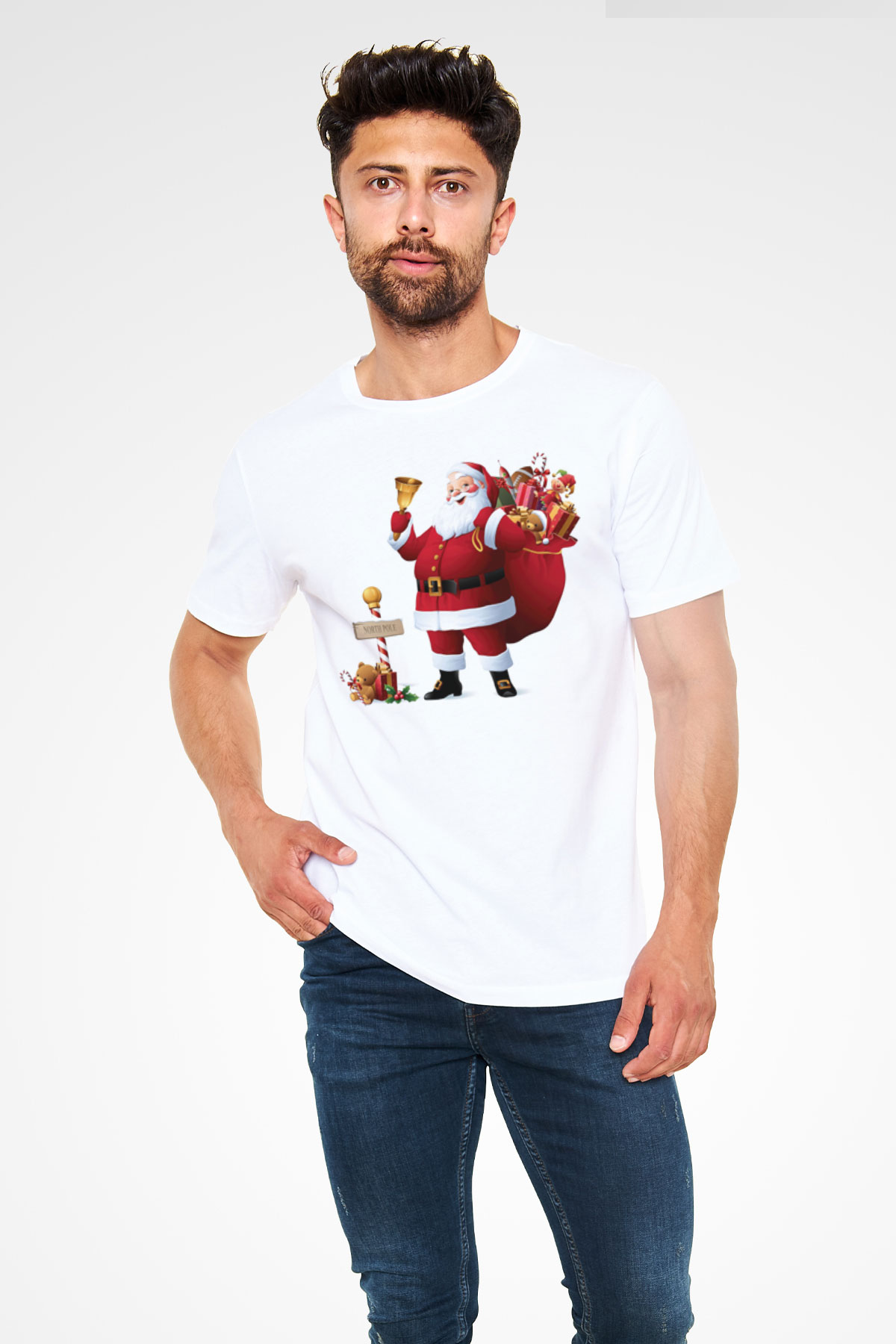 Yılbaşı Beyaz Unisex Tişört T-Shirt - TişörtFabrikası