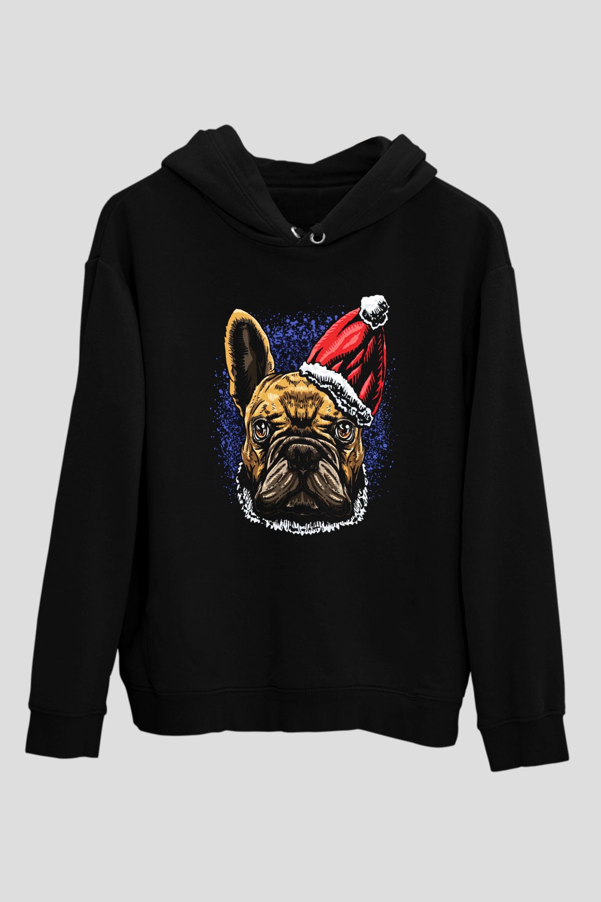 Yılbaşı Siyah Unisex Hoodie