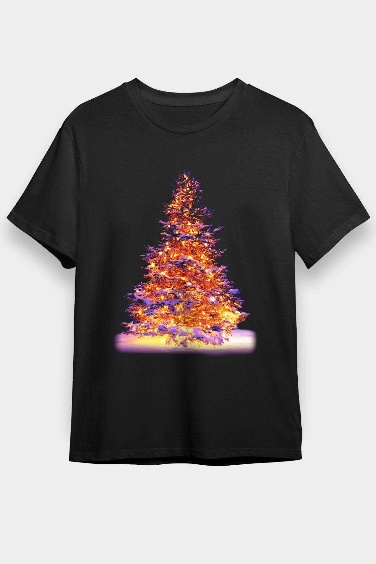 Yılbaşı Siyah Unisex Tişört T-Shirt - TişörtFabrikası