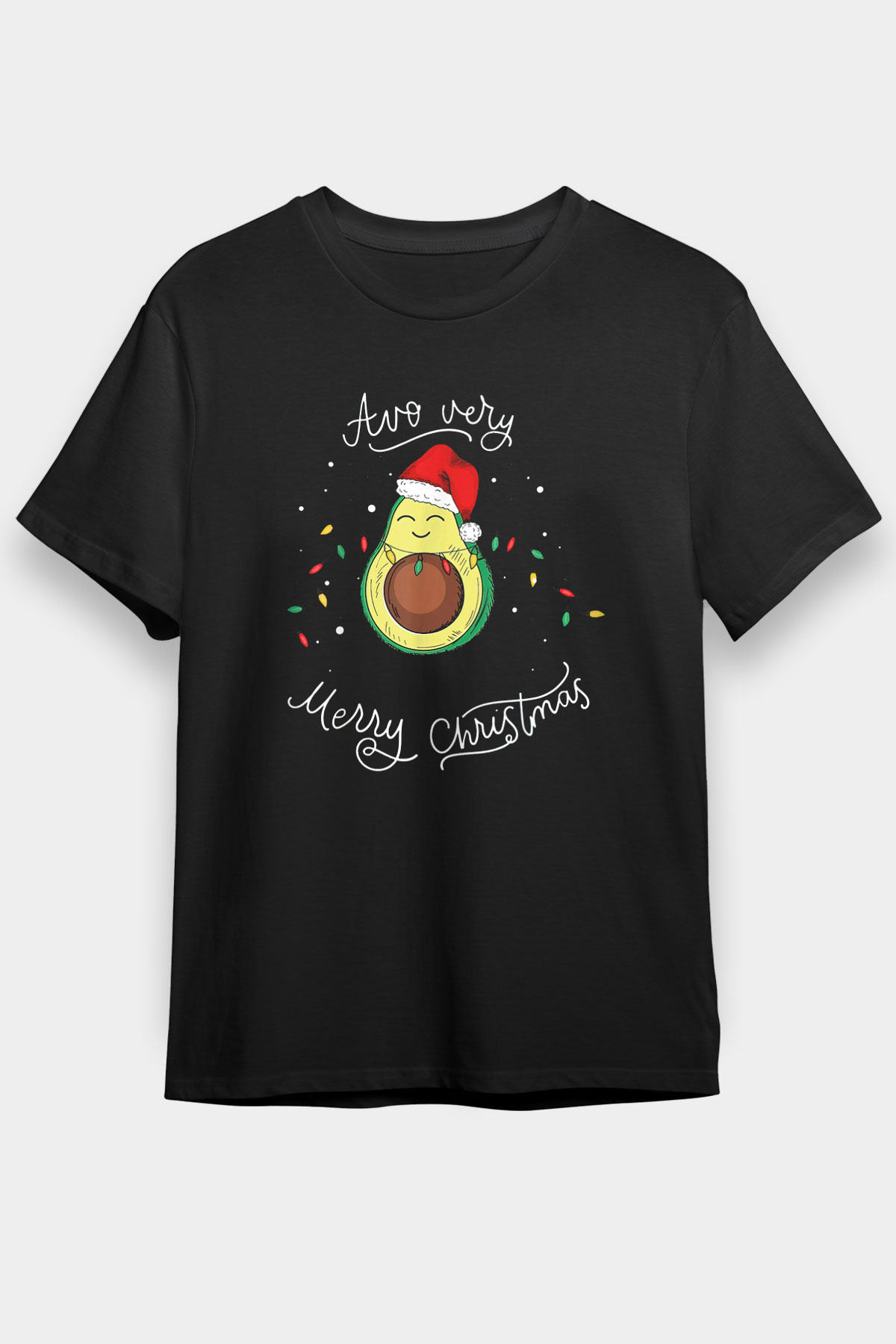 Yılbaşı Siyah Unisex Tişört T-Shirt - TişörtFabrikası