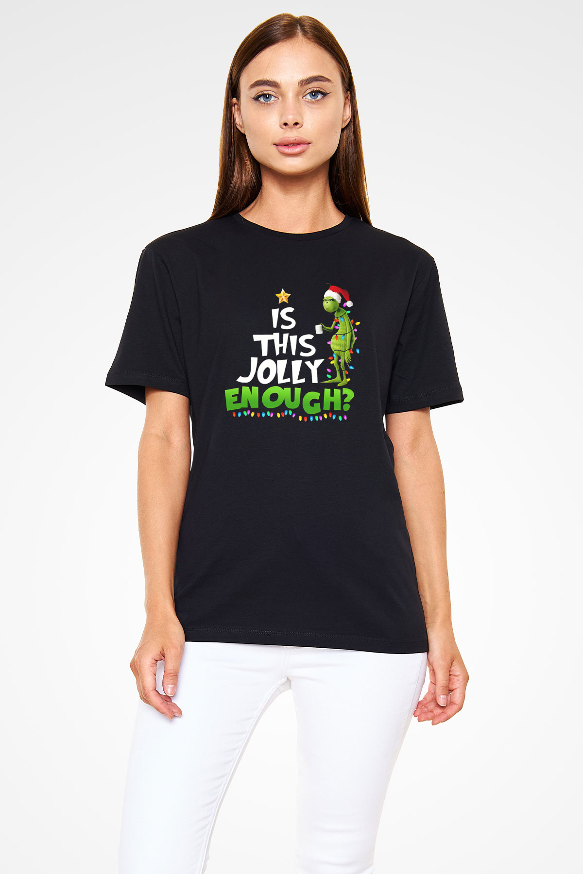 Yılbaşı Siyah Unisex Tişört T-Shirt - TişörtFabrikası