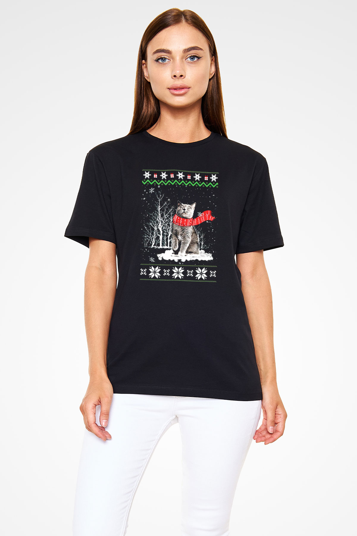 Yılbaşı Siyah Unisex Tişört T-Shirt - TişörtFabrikası