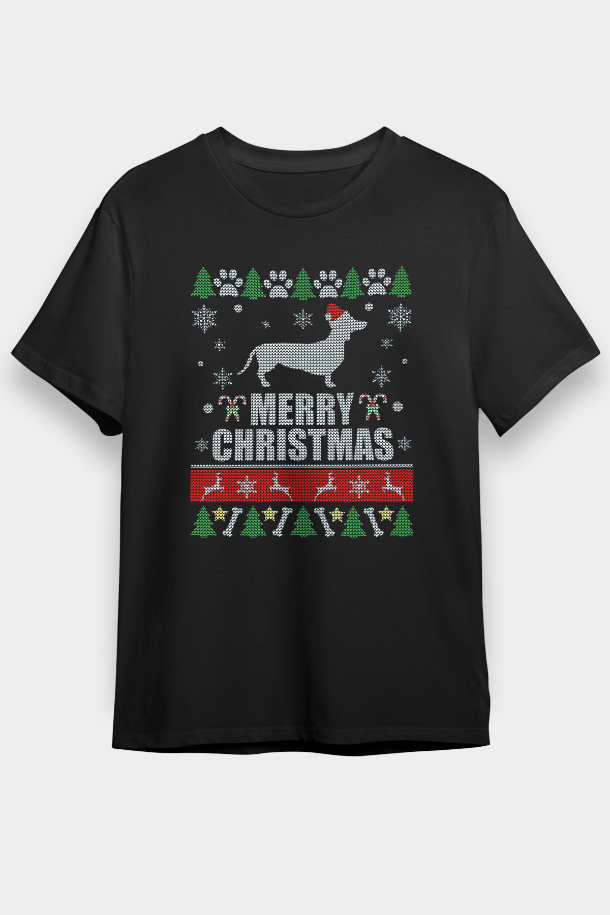 Yılbaşı Siyah Unisex Tişört T-Shirt - TişörtFabrikası