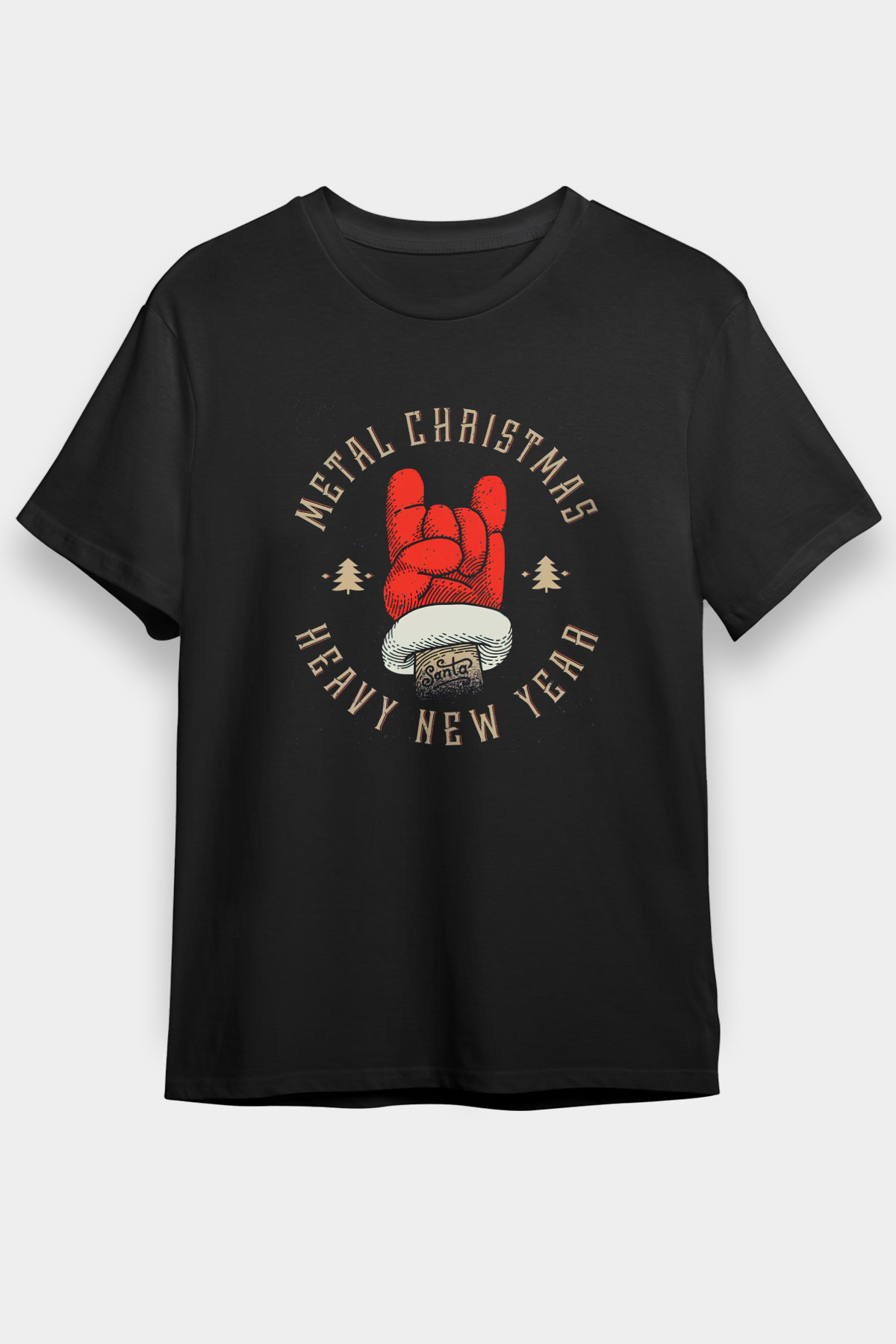 Yılbaşı Siyah Unisex Tişört T-Shirt - TişörtFabrikası