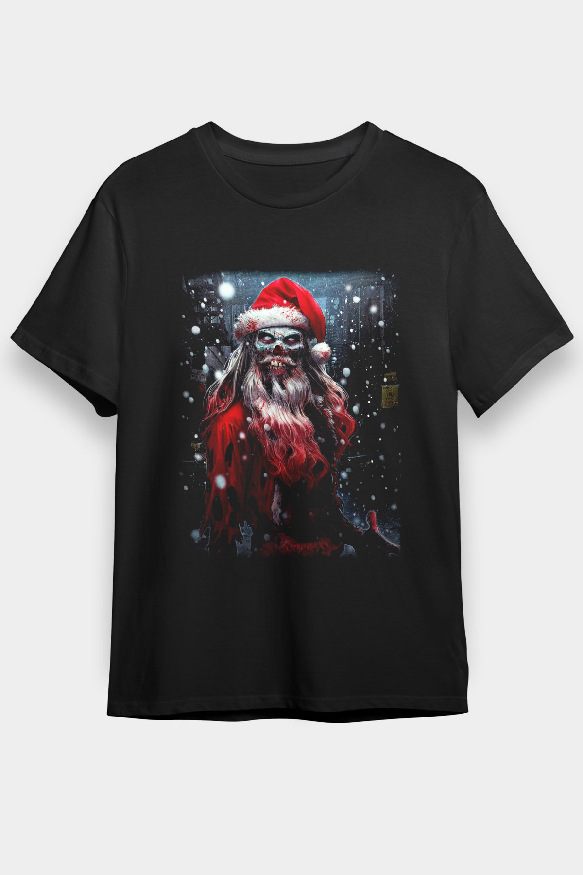 Yılbaşı Siyah Unisex Tişört T-Shirt - TişörtFabrikası