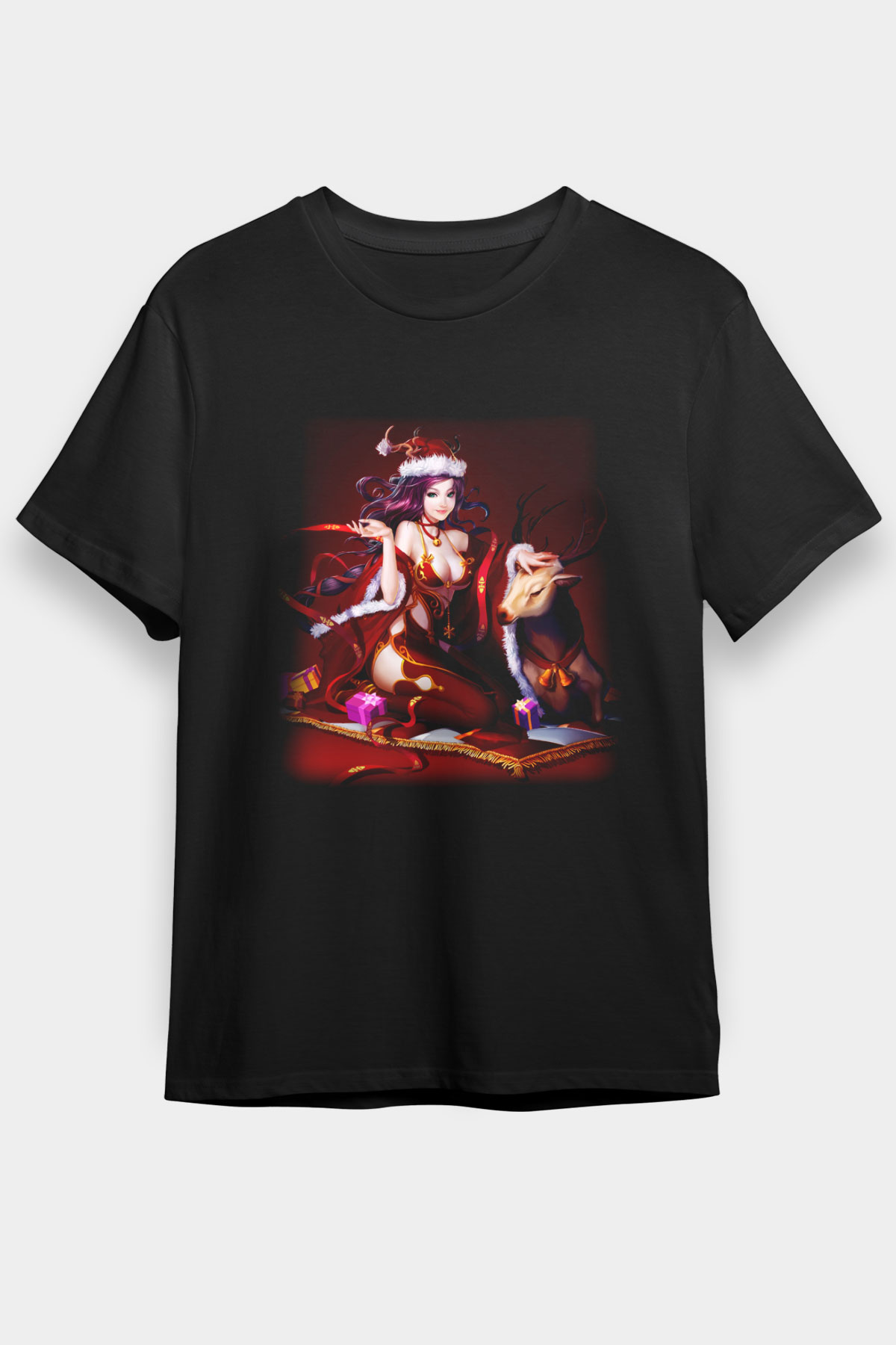 Yılbaşı Siyah Unisex Tişört T-Shirt - TişörtFabrikası
