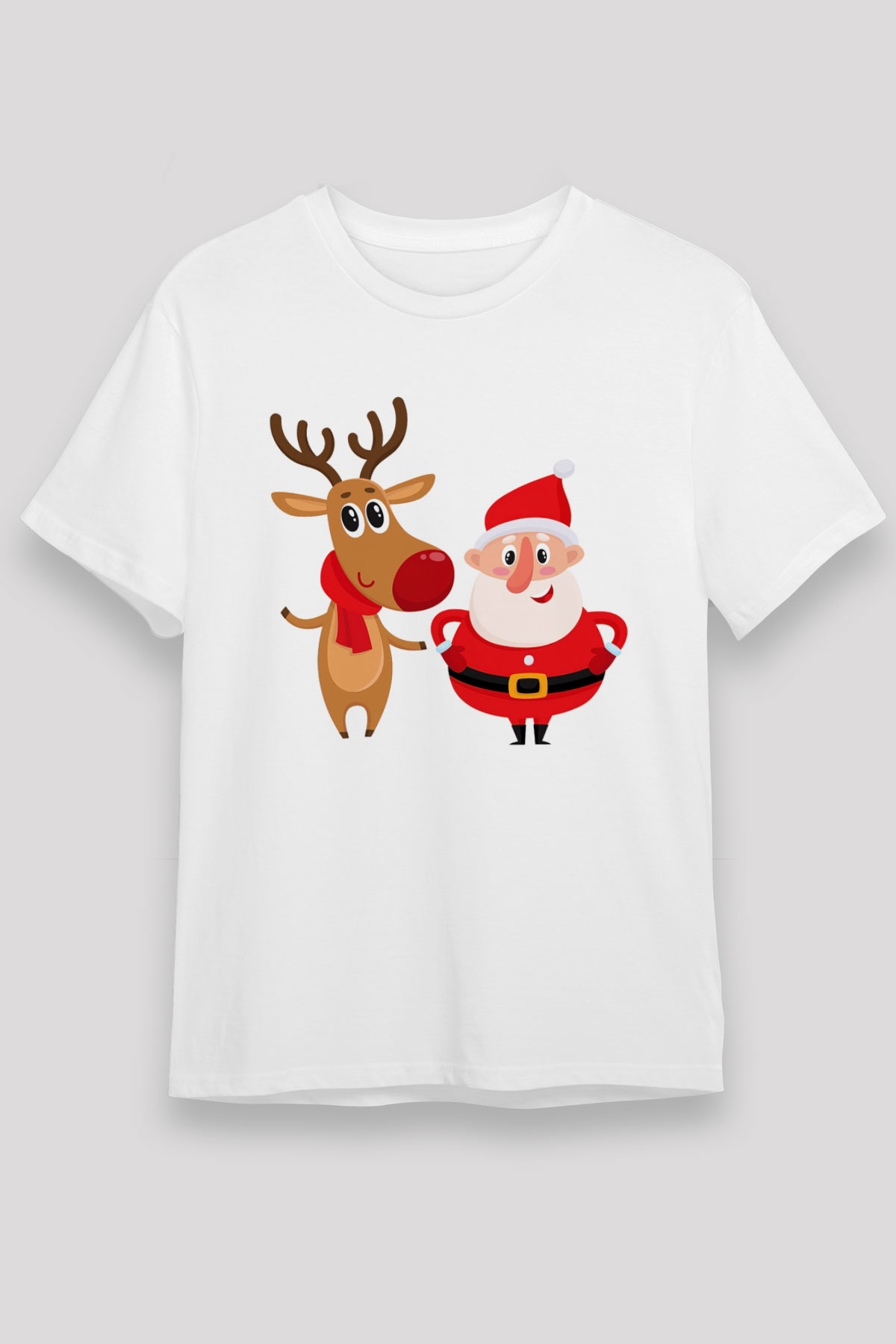 Yılbaşı Yeni Yıl Christmas Beyaz Unisex Tişört T-Shirt - TişörtFabrikası