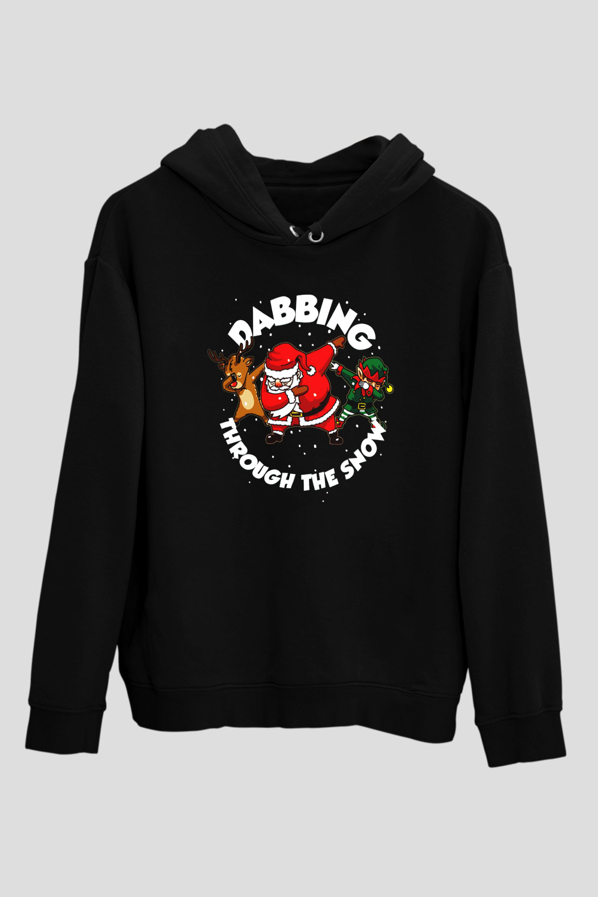 Yılbaşı Yeni Yıl Christmas Siyah Unisex Hoodie