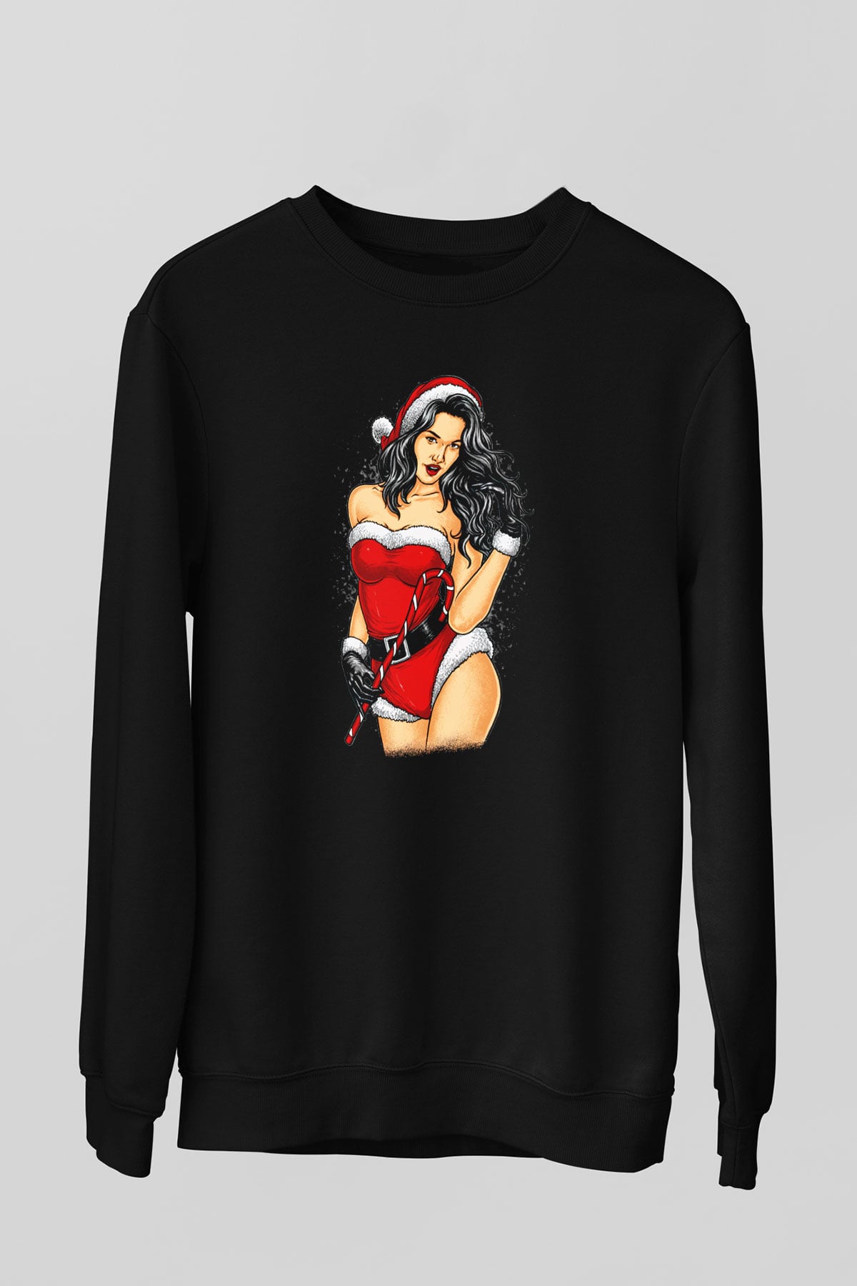 Yılbaşı Yeni Yıl Siyah Unisex Sweatshirt