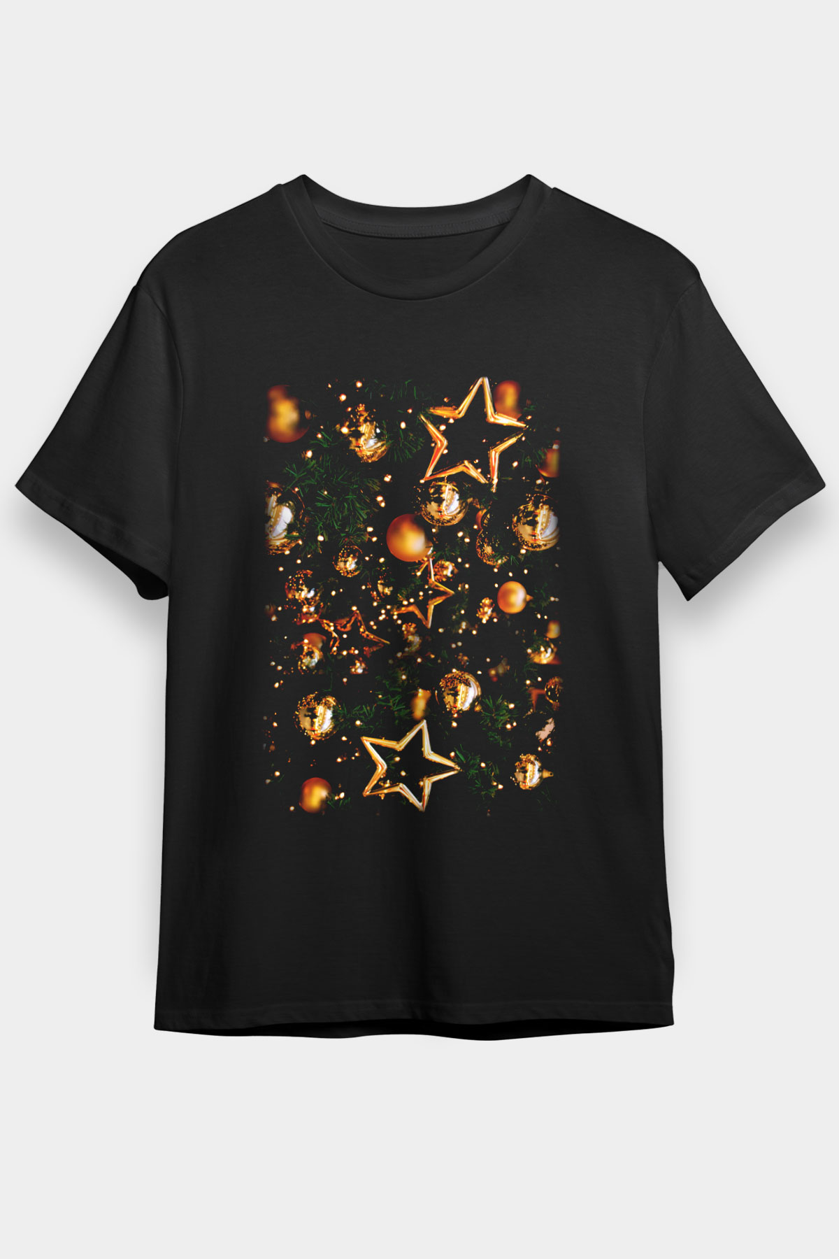 Yılbaşı Yeni Yıl Siyah Unisex Tişört T-Shirt - TişörtFabrikası