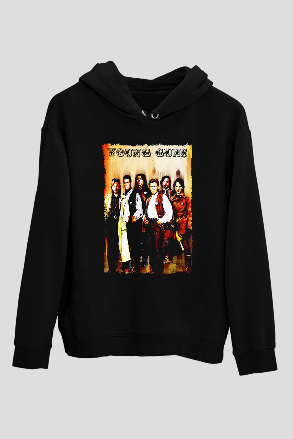 Young Guns Siyah Unisex Hoodie