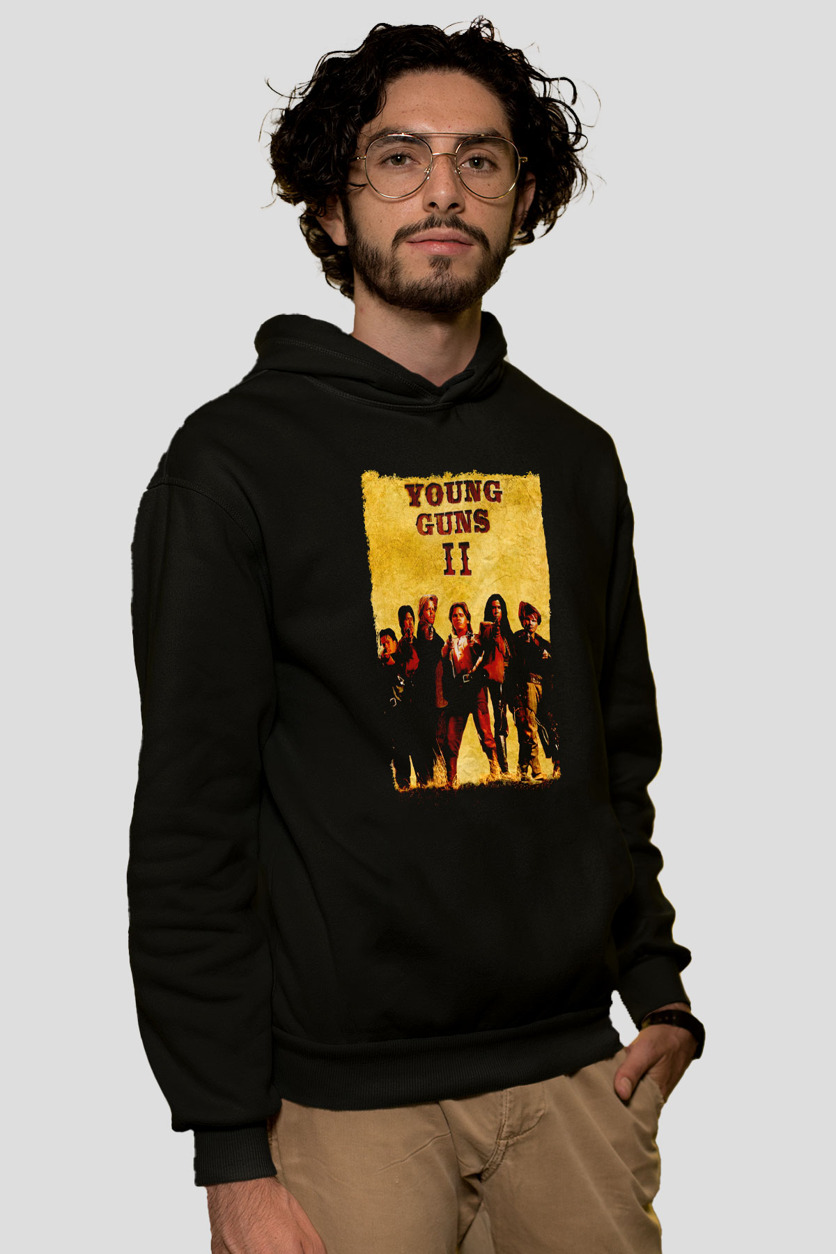 Young Guns Siyah Unisex Hoodie